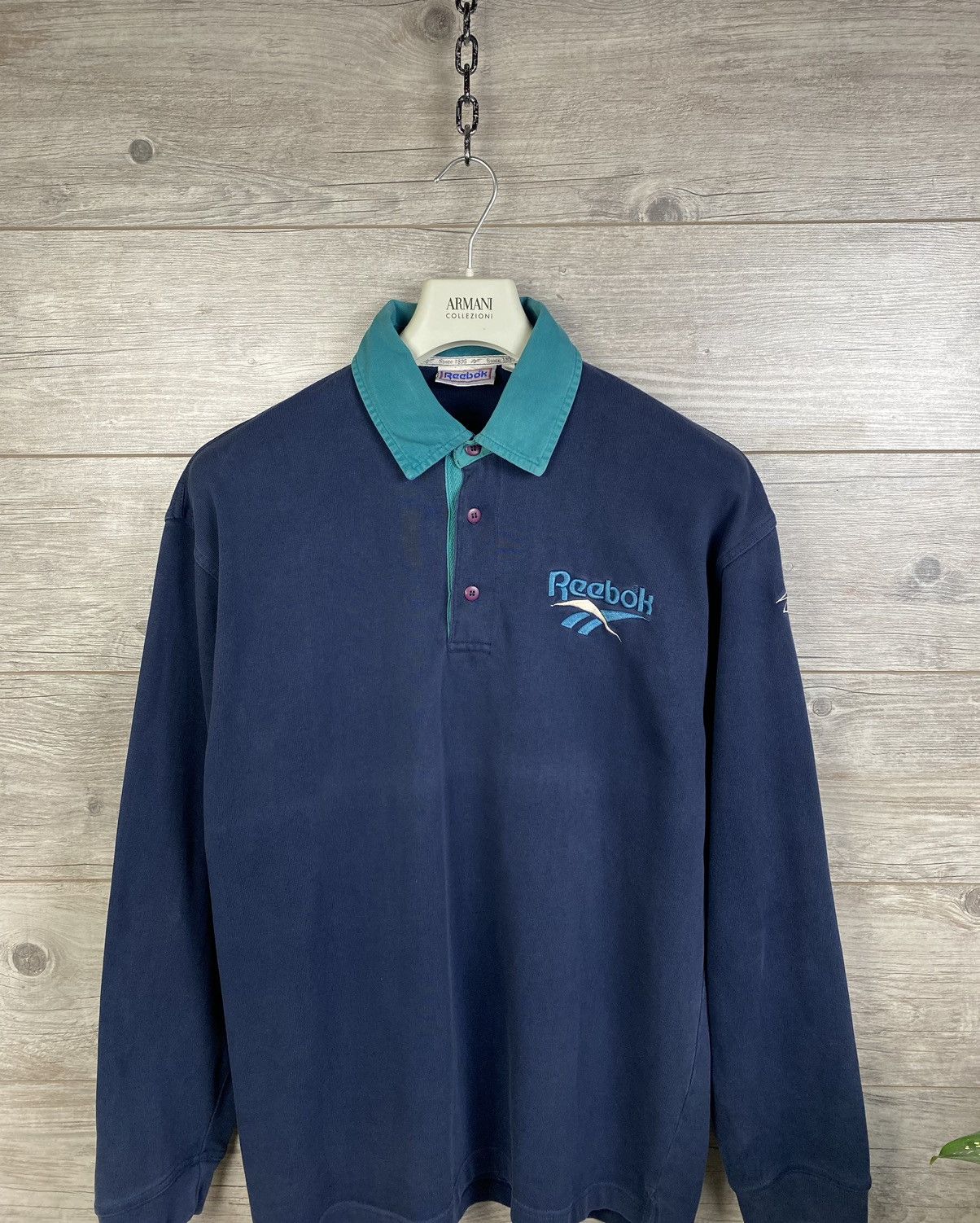 Reebok Rebook rugby vintage 90s Size US L / EU 52-54 / 3 - 2 Thumbnail
