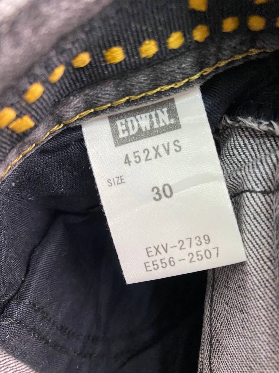 Edwin × Vintage Vintage Edwin Faded Wash Black Denim Jeans Size US 32 / EU 48 - 3 Thumbnail