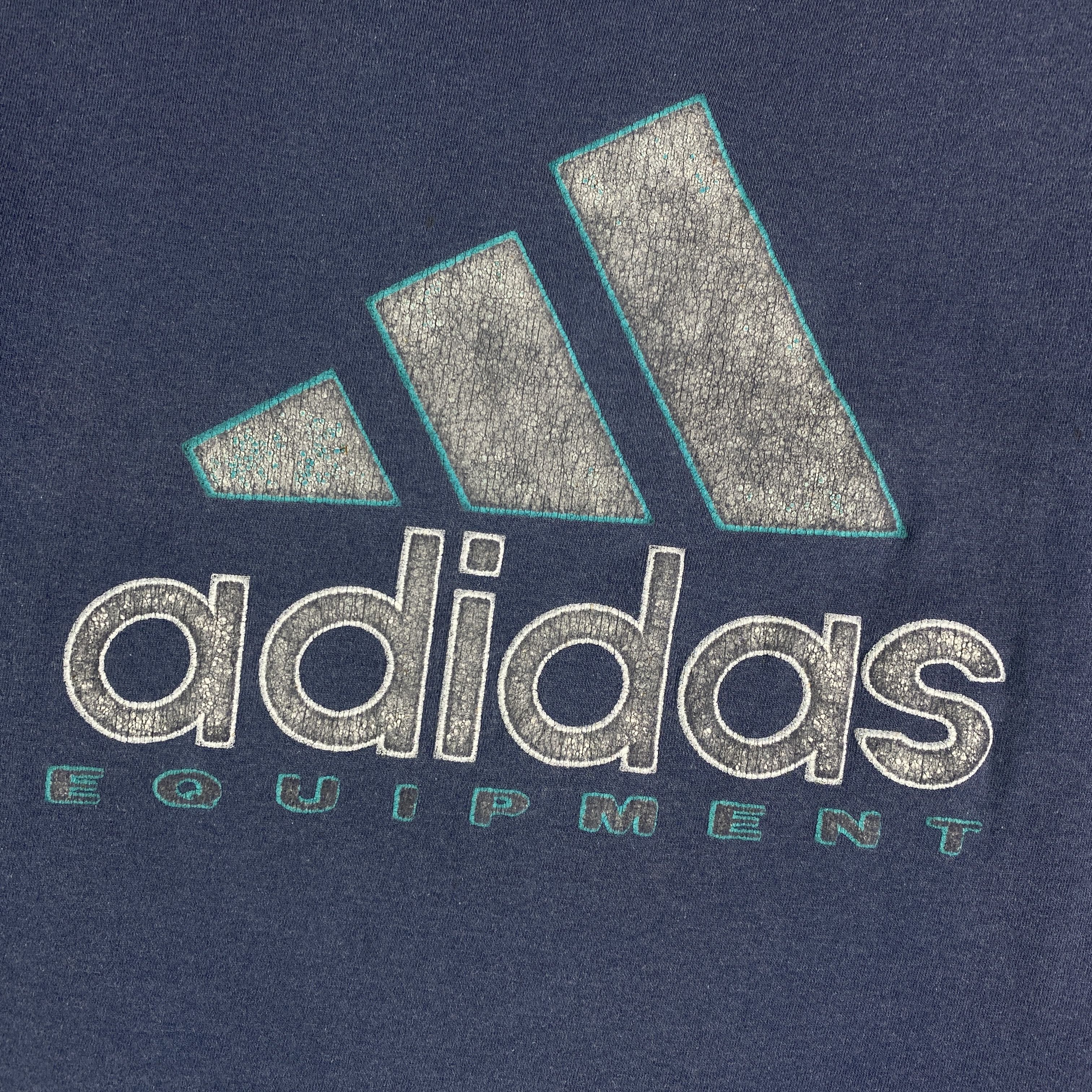 Adidas × Vintage Mens Vintage T Shirt Adidas Equipment Size XL Size US XL / EU 56 / 4 - 4 Thumbnail
