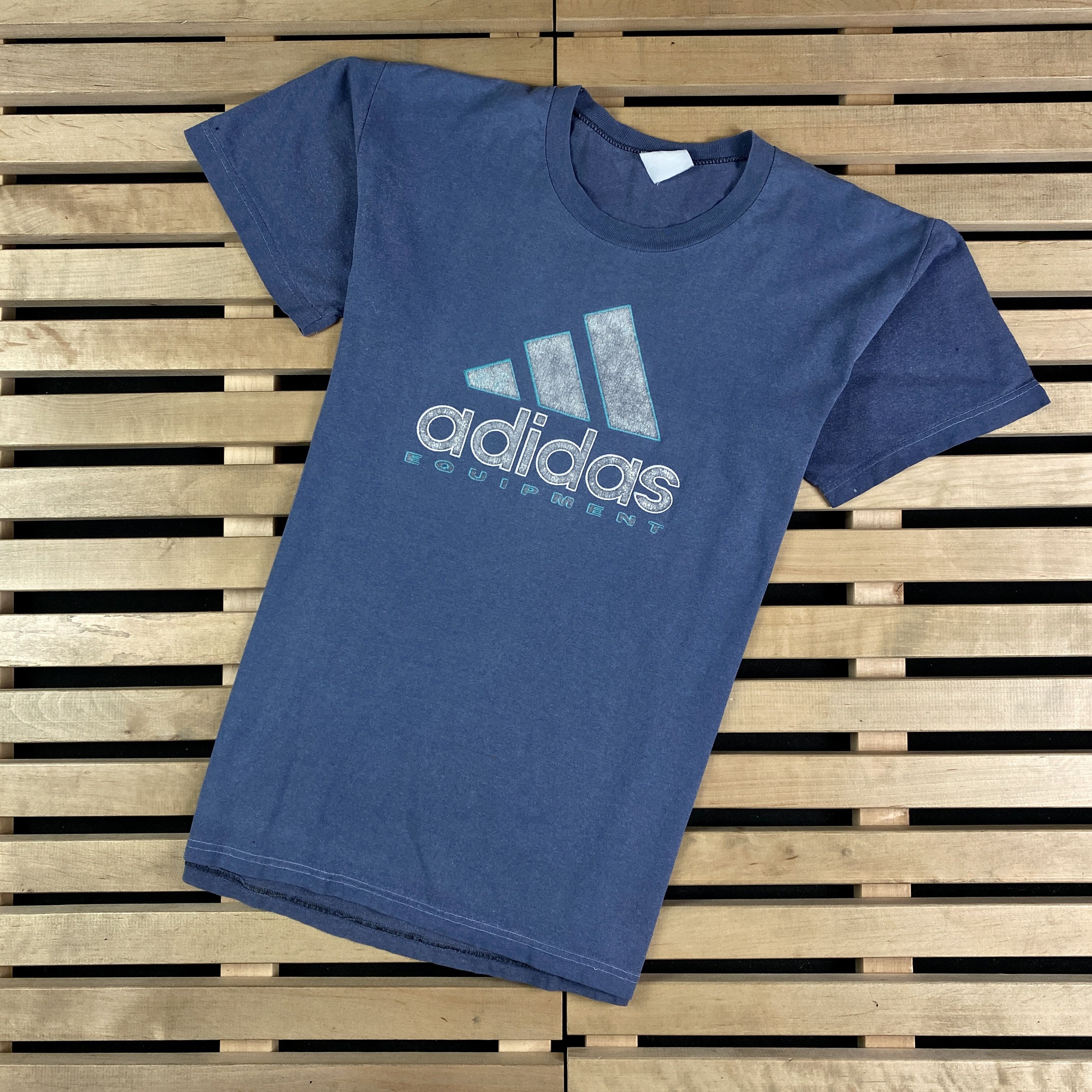 Adidas × Vintage Mens Vintage T Shirt Adidas Equipment Size XL Size US XL / EU 56 / 4 - 1 Thumbnail