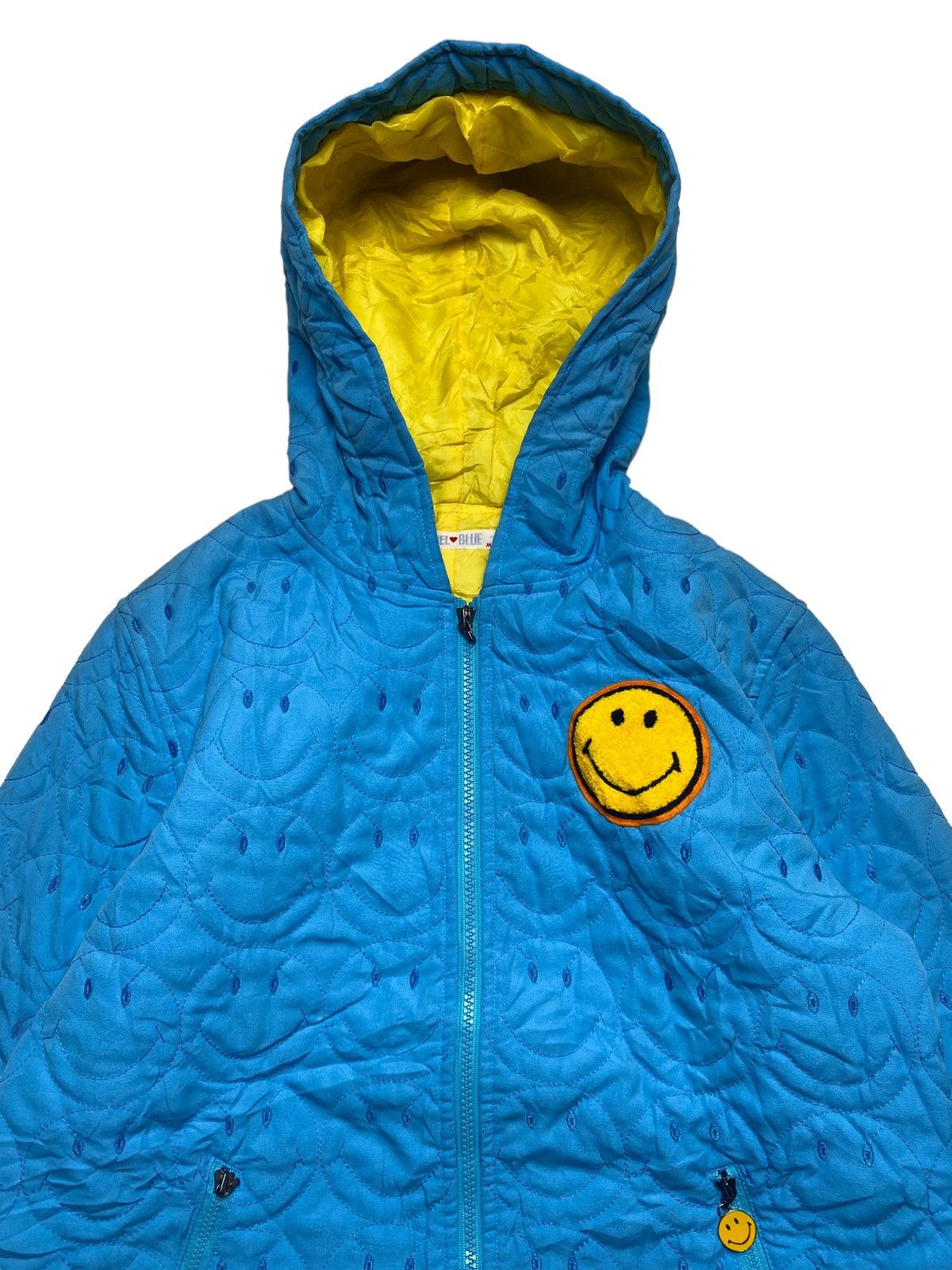 Hysteric Glamour 1990s Angel Blue - Stitched Smile Long Jacket Size US M / EU 48-50 / 2 - 7 Thumbnail