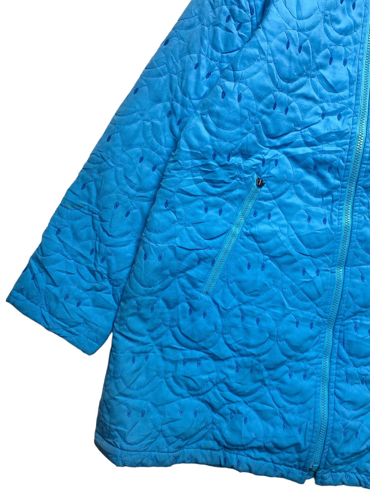 Hysteric Glamour 1990s Angel Blue - Stitched Smile Long Jacket Size US M / EU 48-50 / 2 - 6 Thumbnail