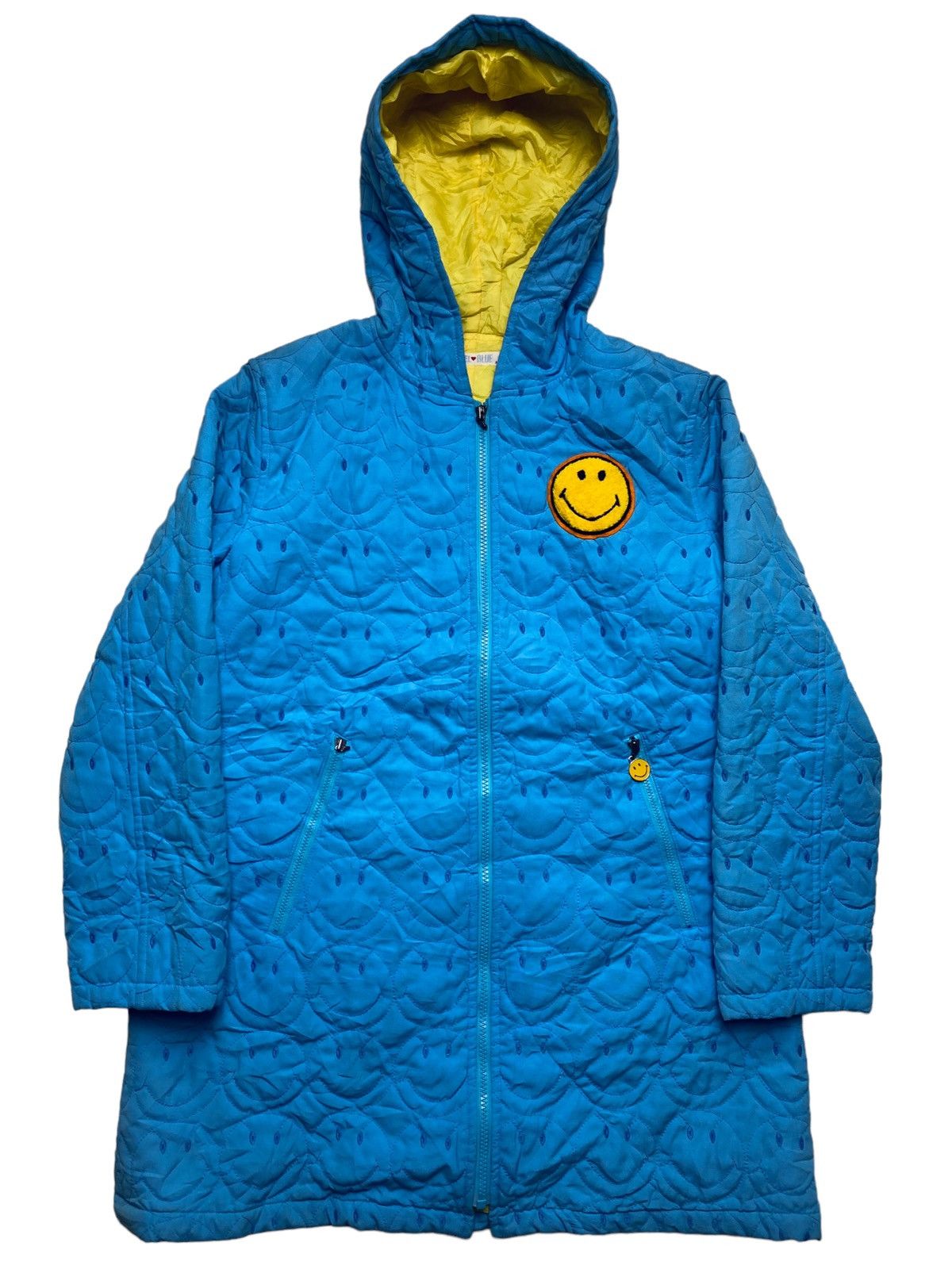 Hysteric Glamour 1990s Angel Blue - Stitched Smile Long Jacket Size US M / EU 48-50 / 2 - 10 Thumbnail