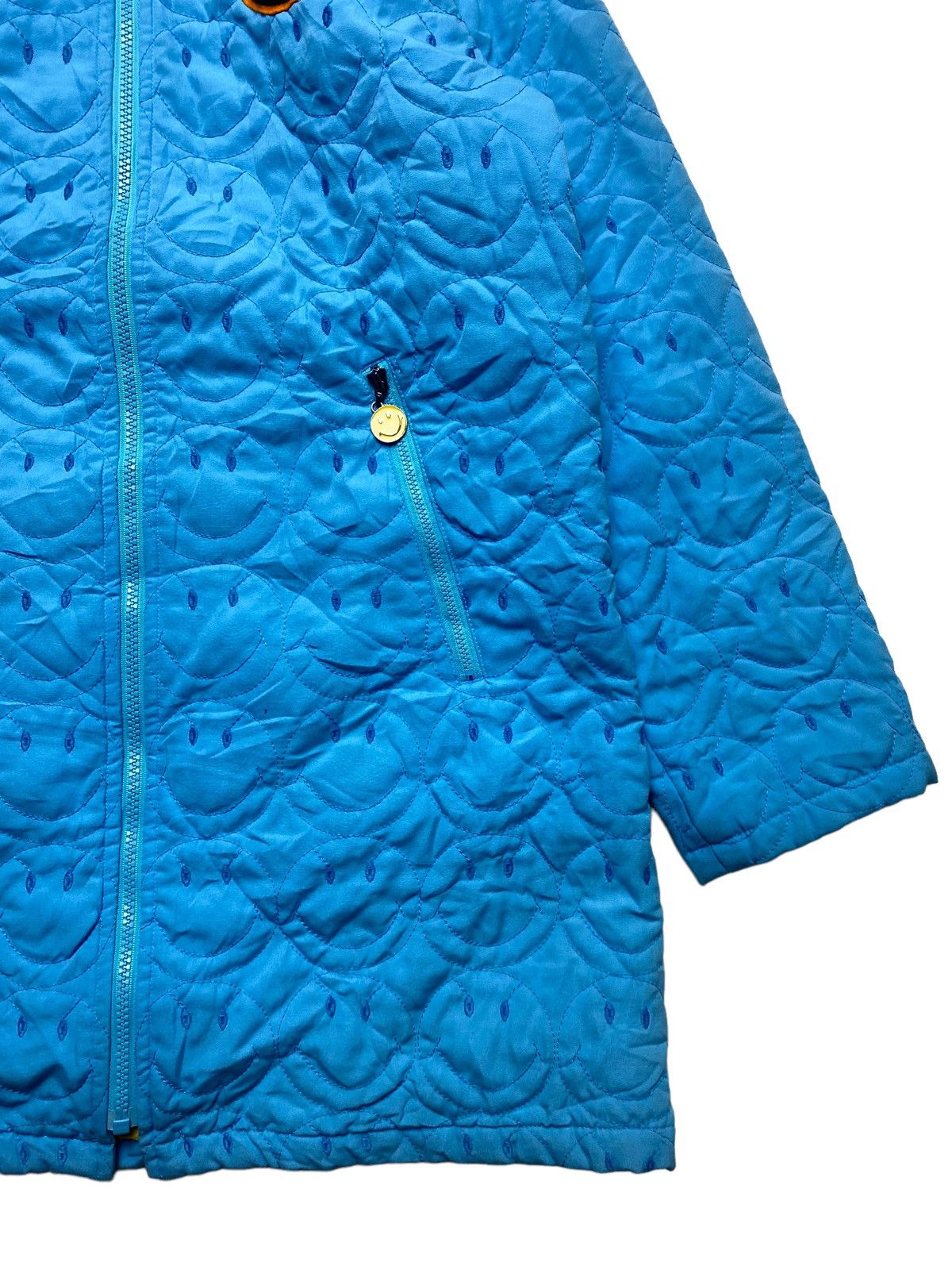 Hysteric Glamour 1990s Angel Blue - Stitched Smile Long Jacket Size US M / EU 48-50 / 2 - 8 Thumbnail