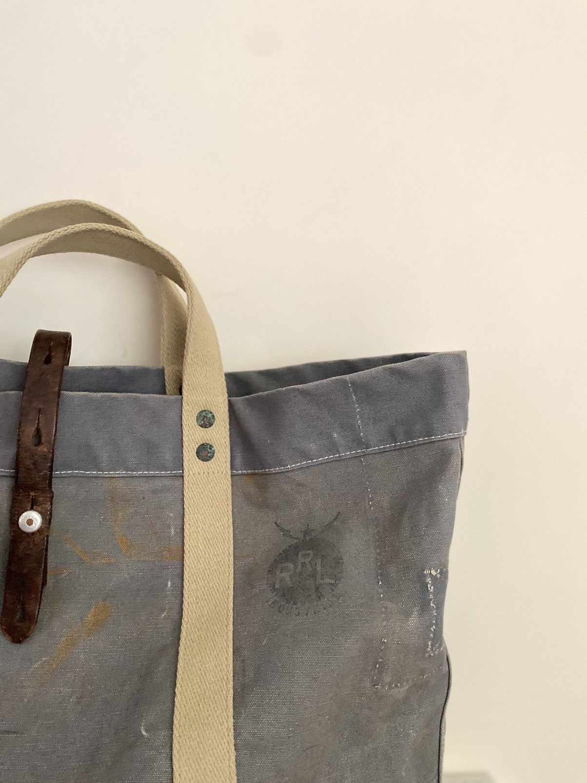 RRL Ralph Lauren RRL J.Augur Tote Bag Kapital Visvim Story Mfg Vintage Boro  | Grailed