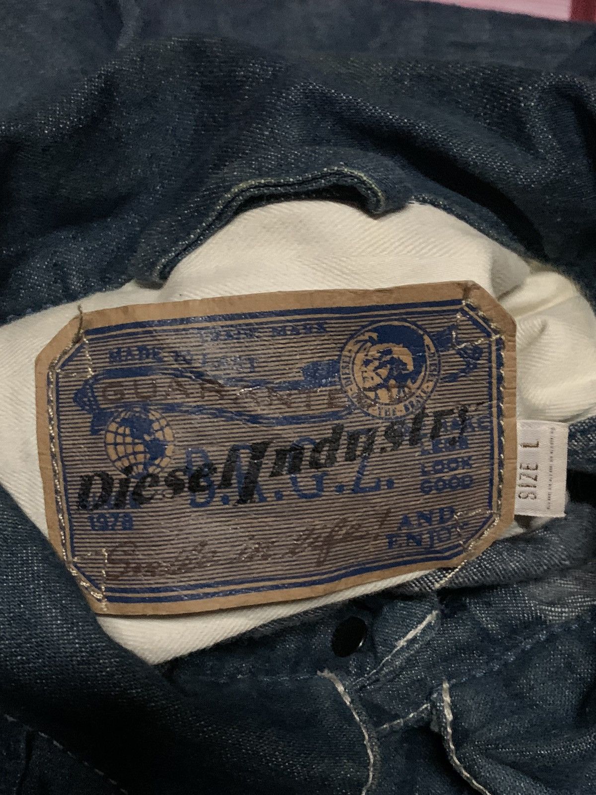 Diesel Nice Diesel Denim Jacket Size US L / EU 52-54 / 3 - 8 Thumbnail