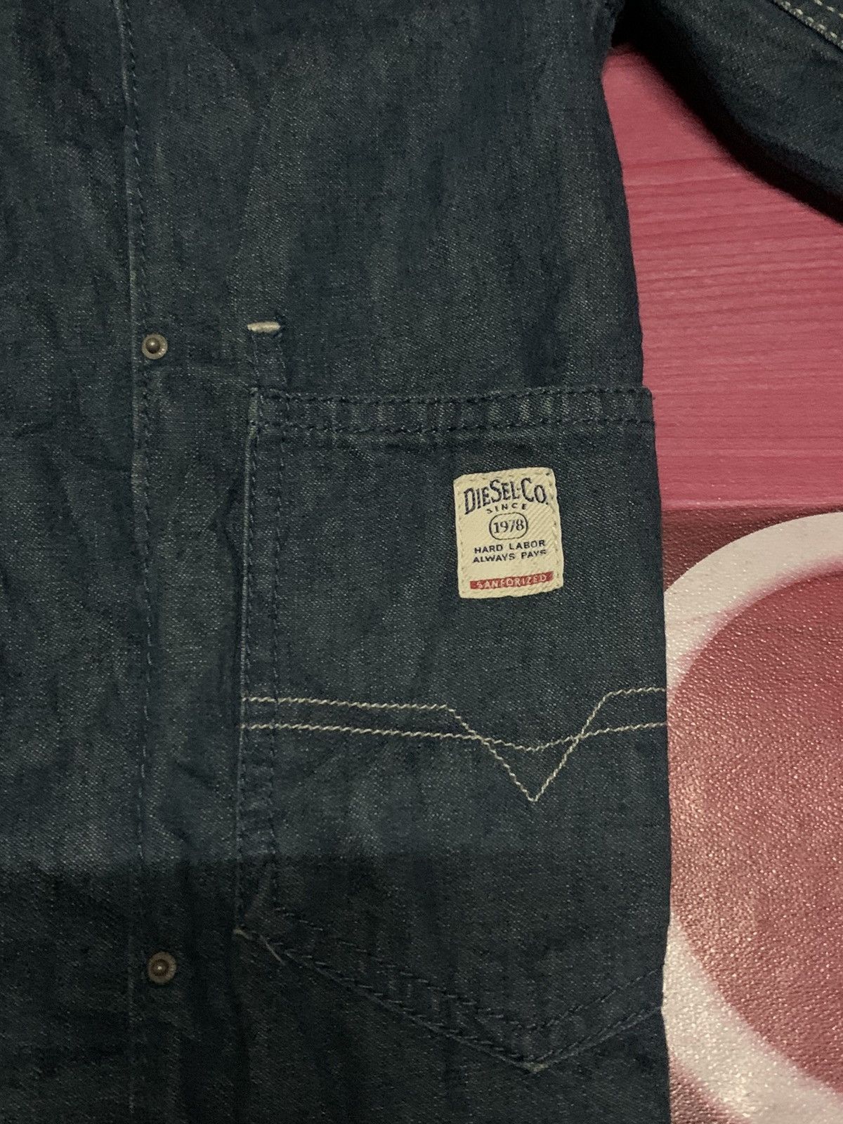 Diesel Nice Diesel Denim Jacket Size US L / EU 52-54 / 3 - 5 Thumbnail