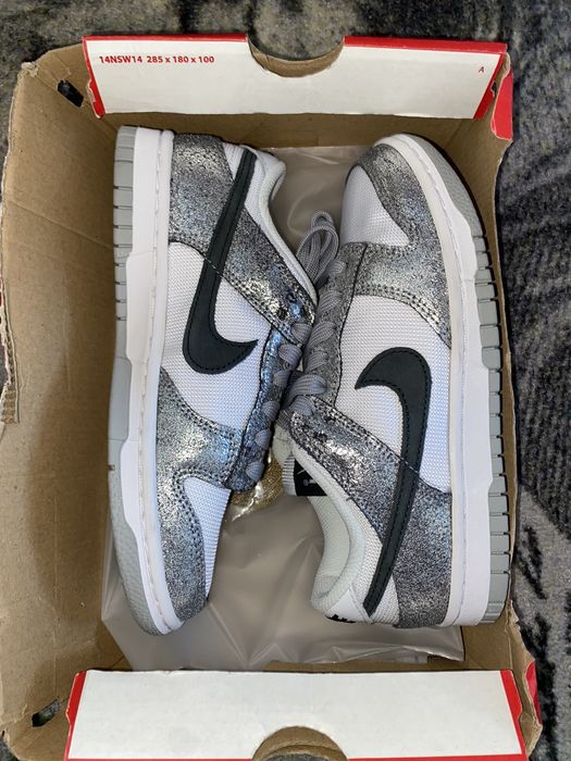 Nike Nike Dunk Low Golden Gals Metallic Silver | Grailed