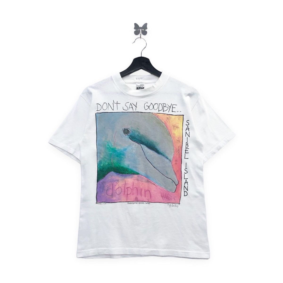 ‘Rare!! Vintage Dolphin Art T-shirt