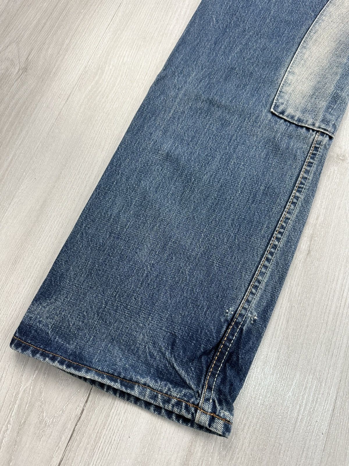 Levi's Vintage Clothing Levis 501 Patch Work Denim Jeans Size 32 Americana Size US 32 / EU 48 - 8 Thumbnail