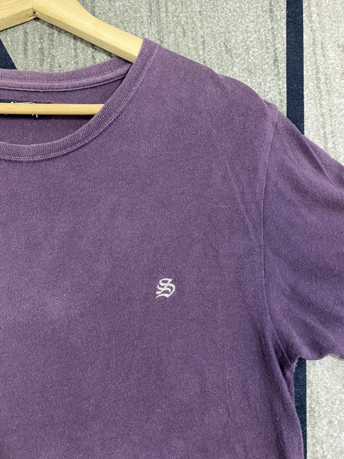 Stussy Stussy Plain tee Mini Logo Embroidery Medium Size US M / EU 48-50 / 2 - 3 Thumbnail