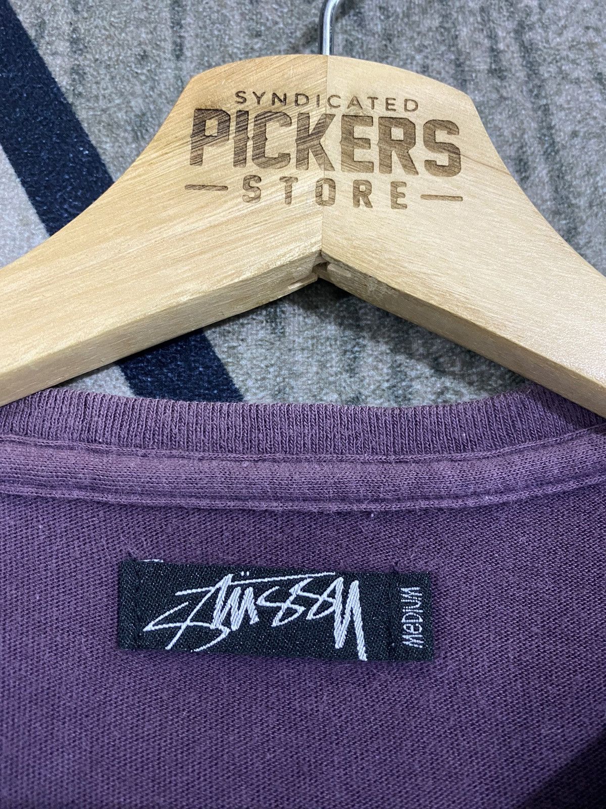 Stussy Stussy Plain tee Mini Logo Embroidery Medium Size US M / EU 48-50 / 2 - 4 Thumbnail