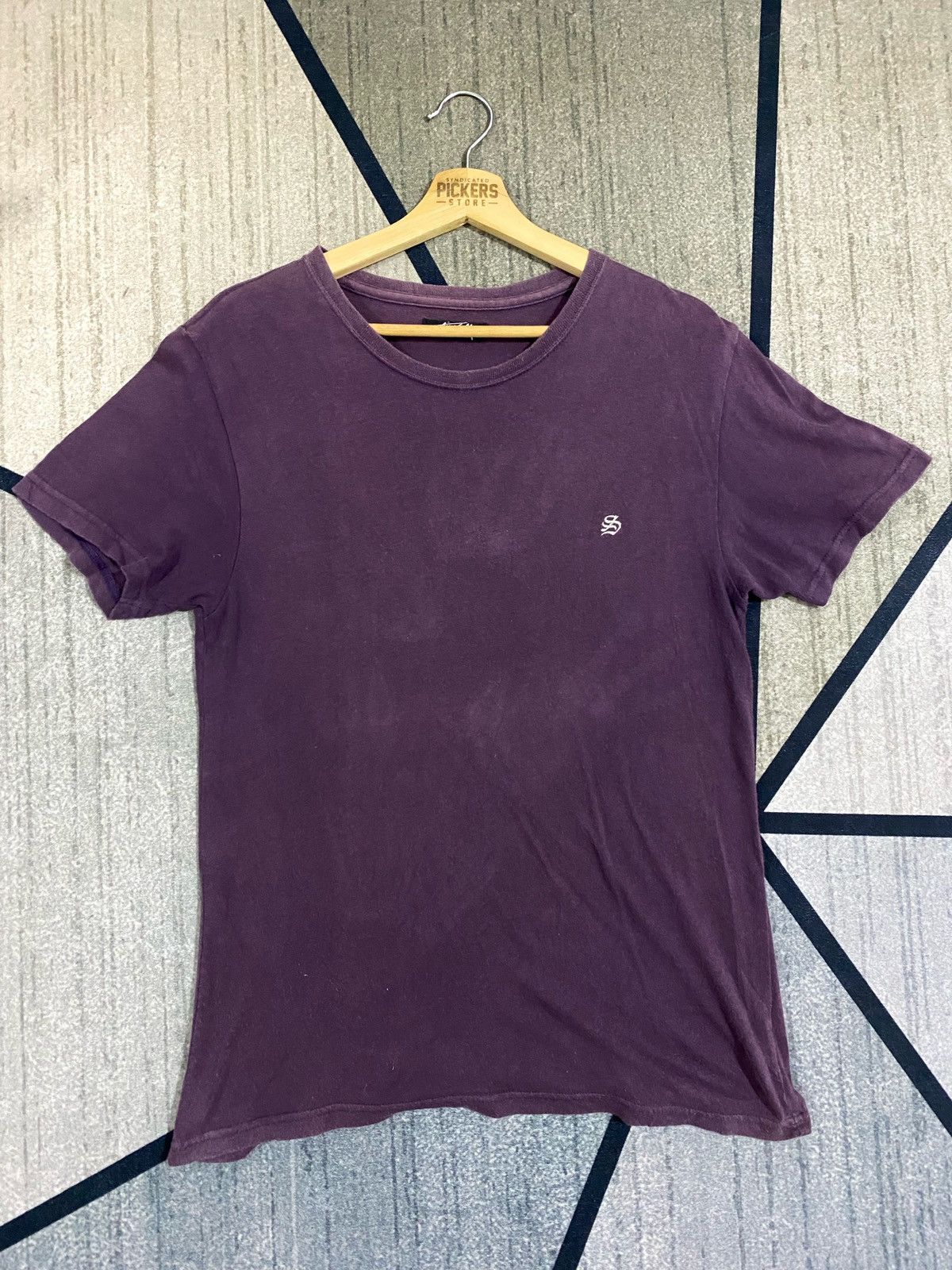Stussy Stussy Plain tee Mini Logo Embroidery Medium Size US M / EU 48-50 / 2 - 1 Thumbnail