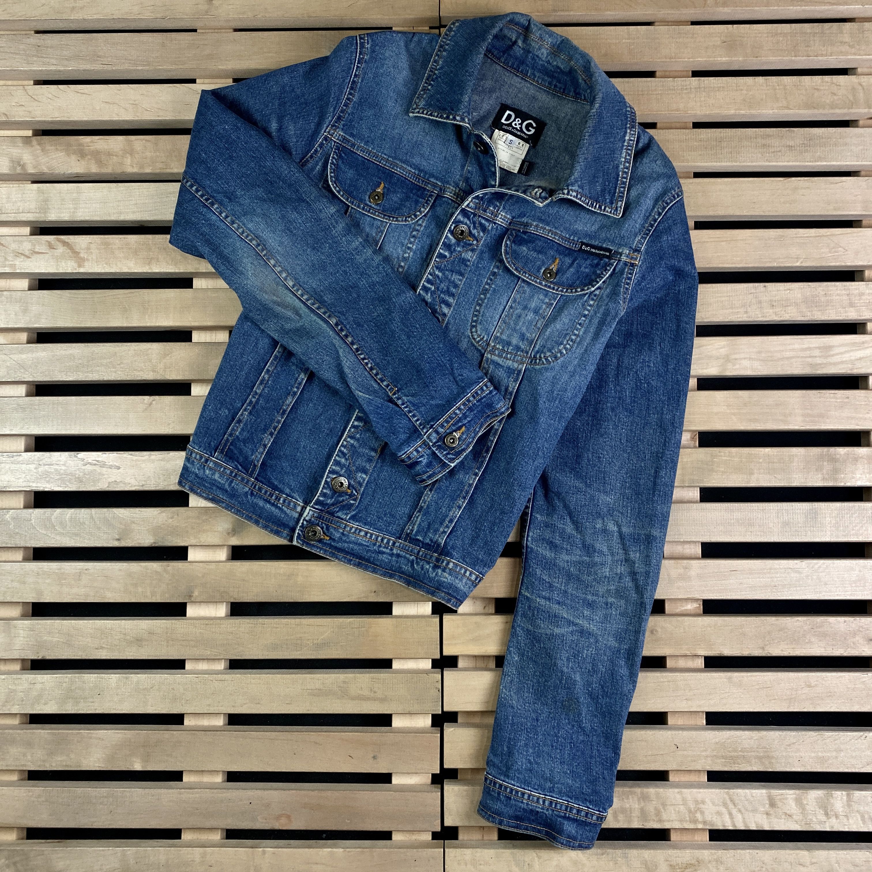 Womens Denim Jacket Dolce Gabbana Size S
