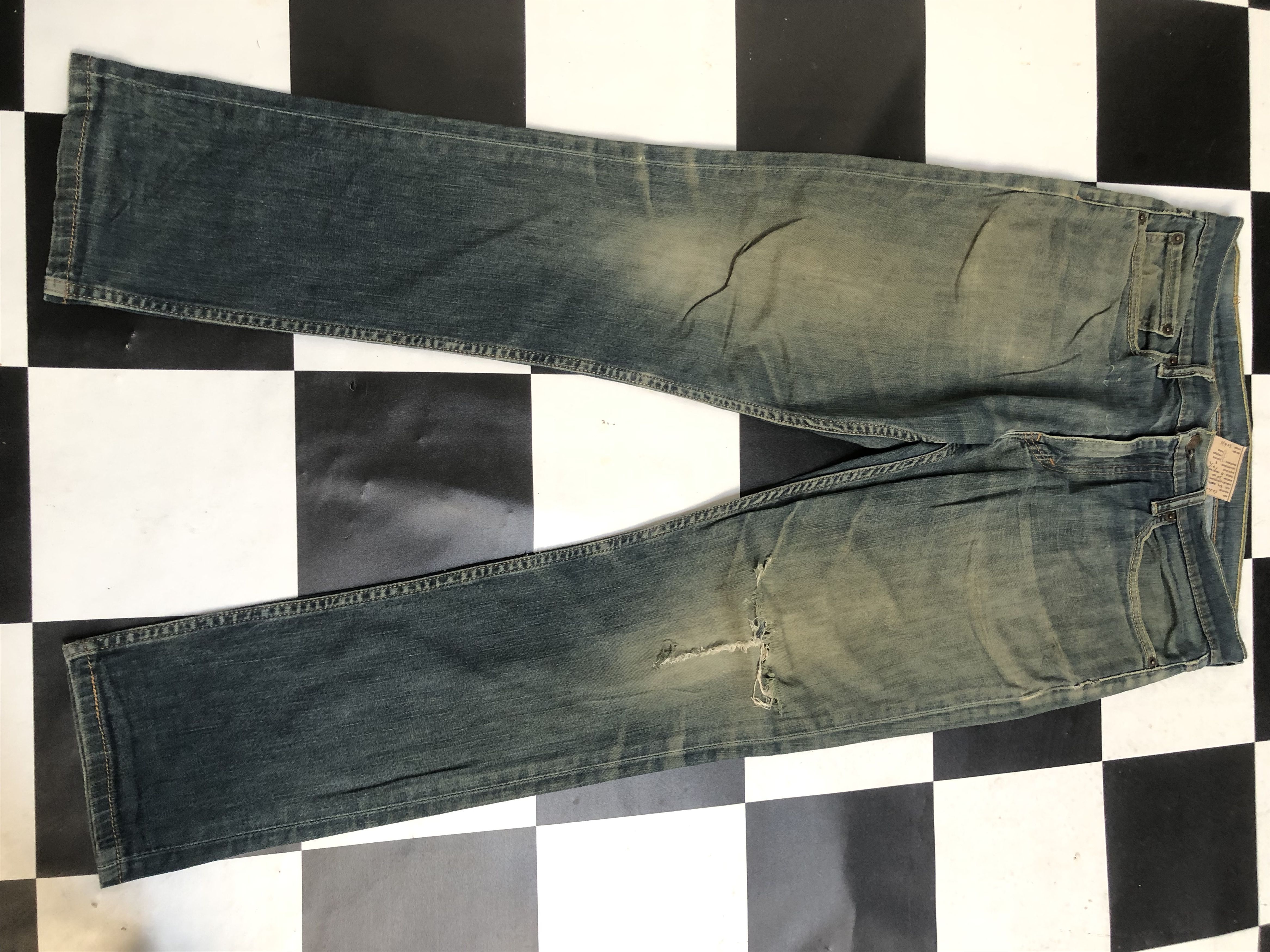 Levi's × Vintage Vintage Levis 511 Distressed Denim Jeans L635 Size US 34 / EU 50 - 1 Thumbnail
