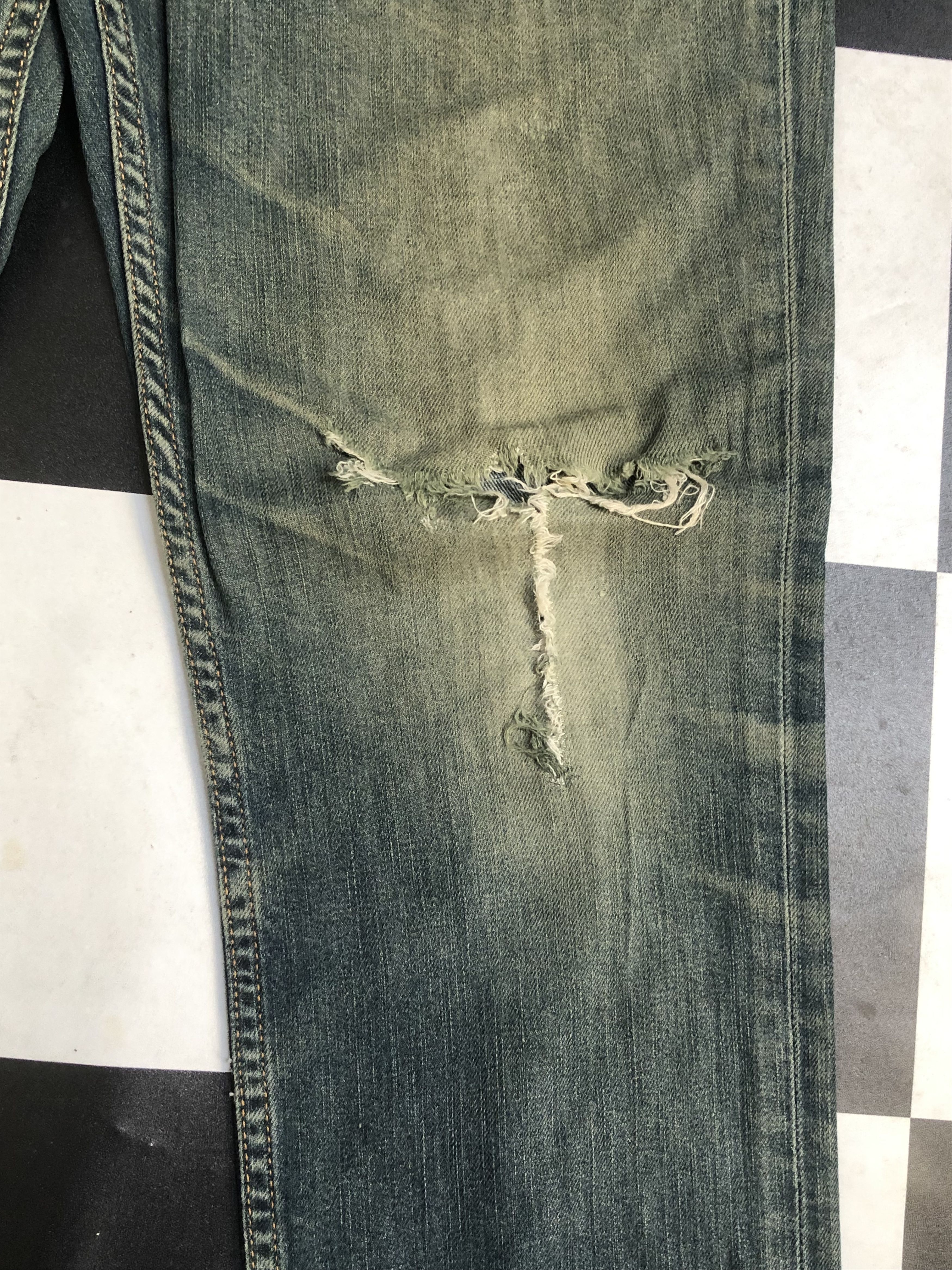 Levi's × Vintage Vintage Levis 511 Distressed Denim Jeans L635 Size US 34 / EU 50 - 9 Thumbnail