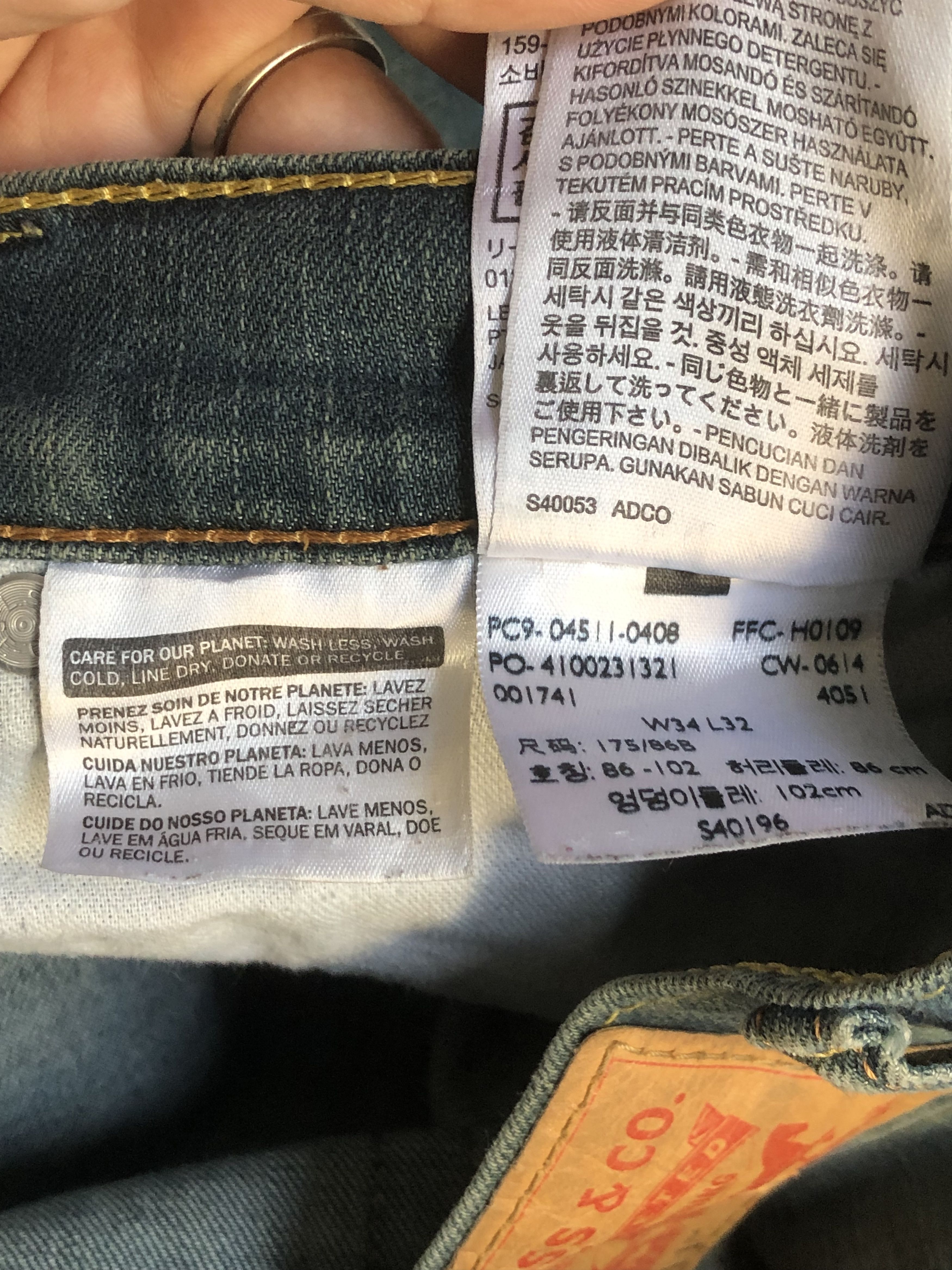 Levi's × Vintage Vintage Levis 511 Distressed Denim Jeans L635 Size US 34 / EU 50 - 13 Thumbnail