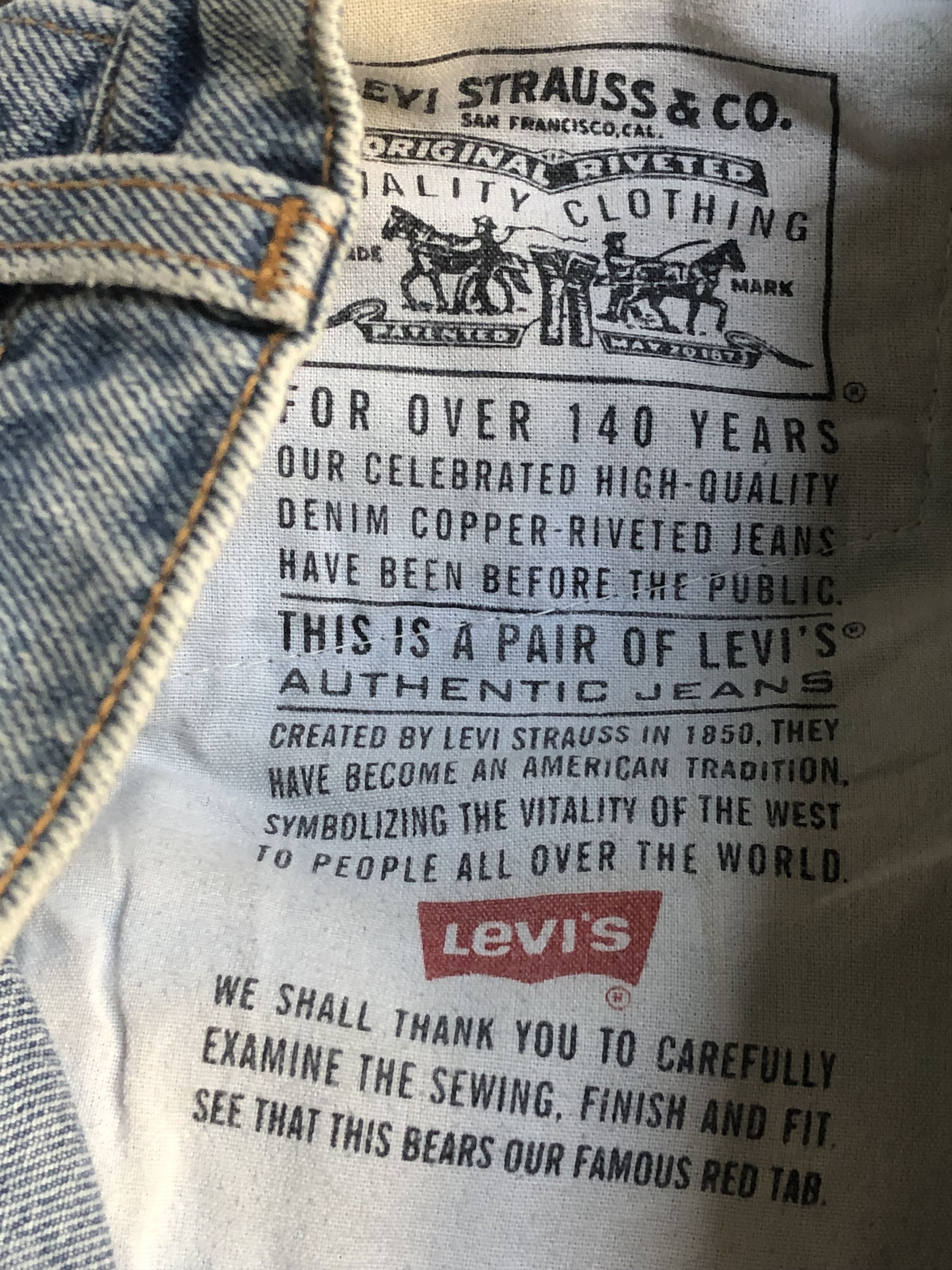 Levi's Vintage Levis 550 Tapered Leg Jeans - L631 Size US 30 / EU 46 - 11 Thumbnail