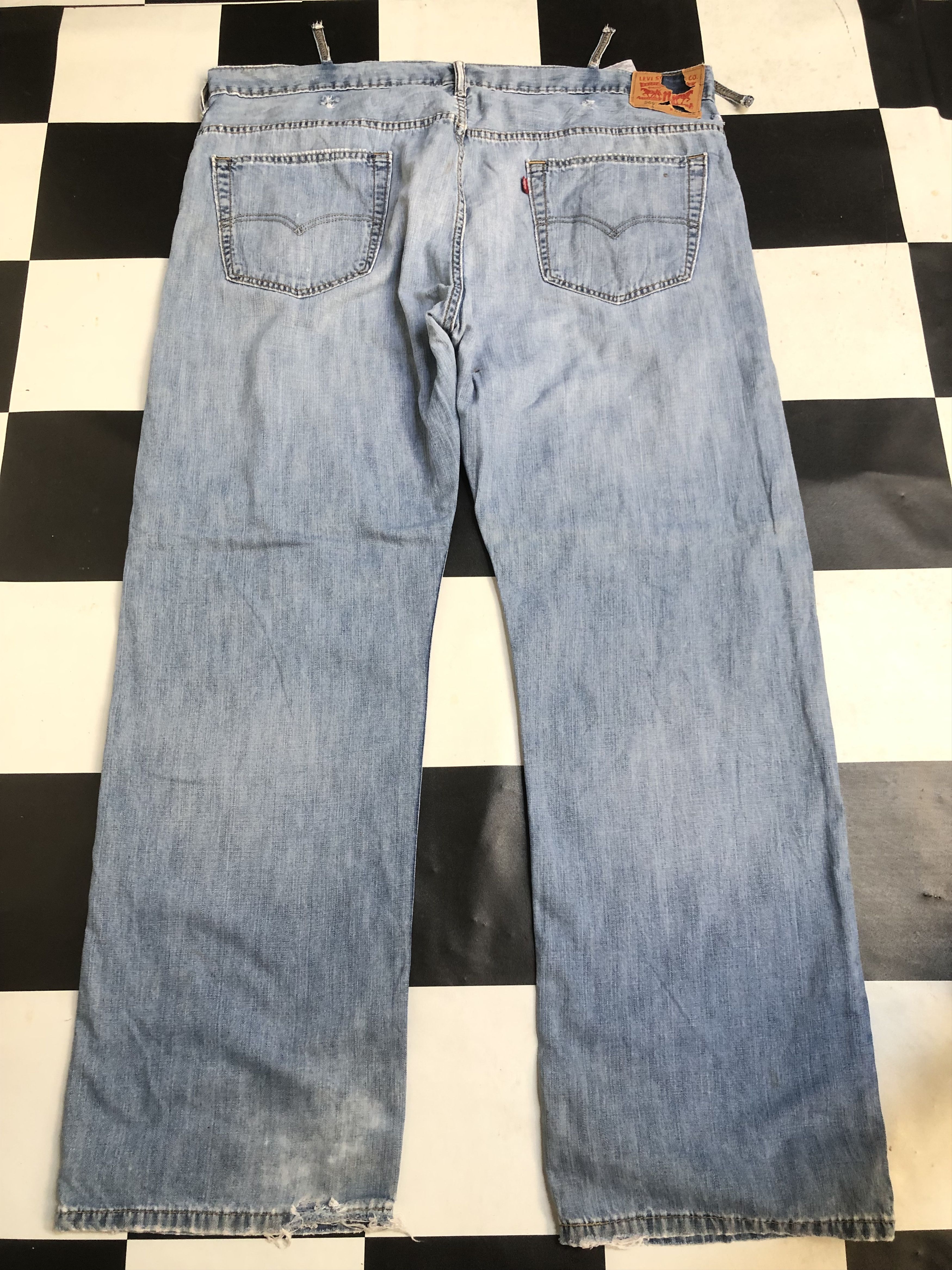 Levi's × Vintage Vintage Levis 569 Faded Denim Jeans L637 Size US 44 / EU 60 - 2 Thumbnail