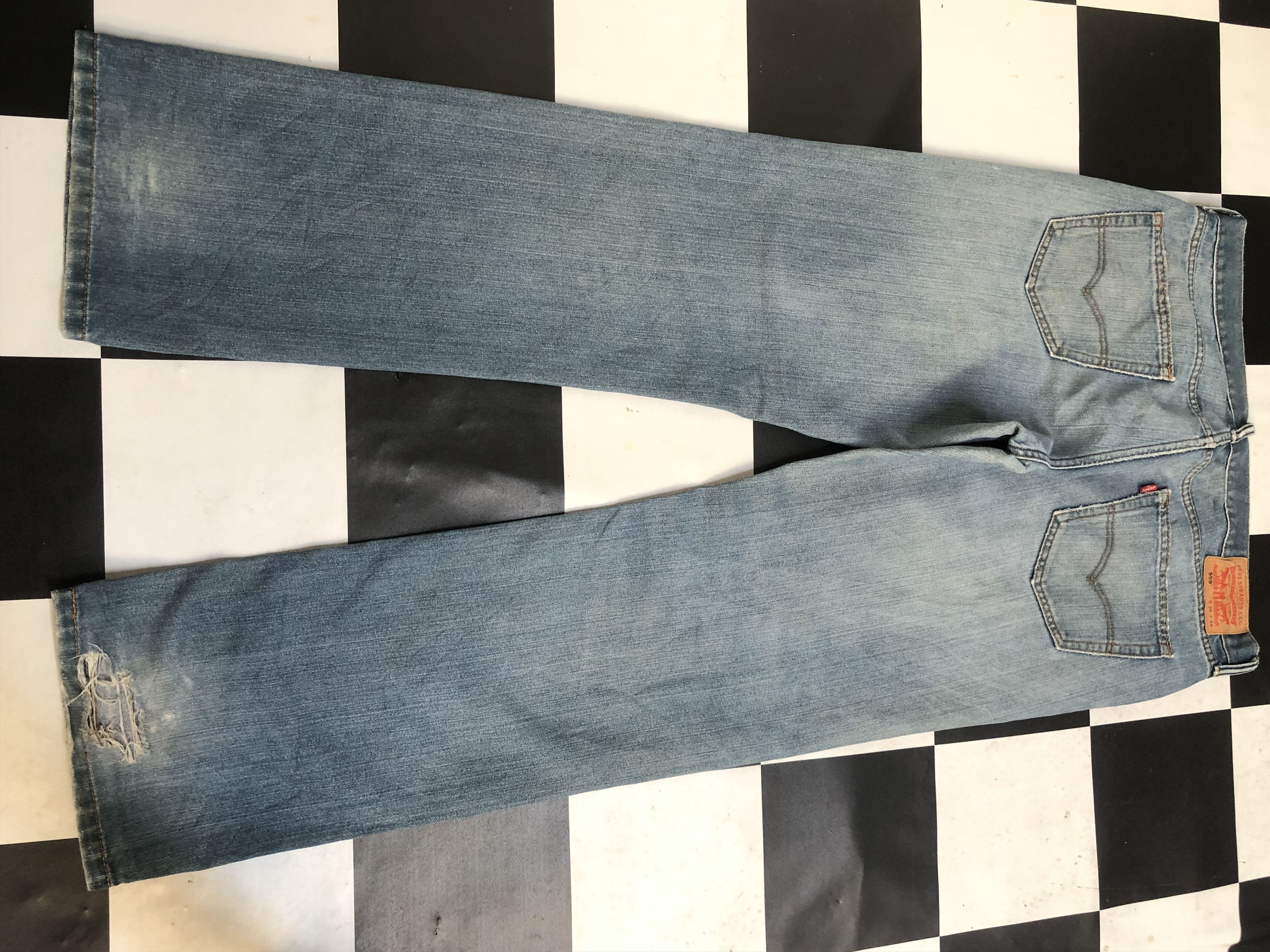 Levi's × Vintage Vintage Levi's 559 Denim Jeans L638 Size US 38 / EU 54 - 2 Thumbnail