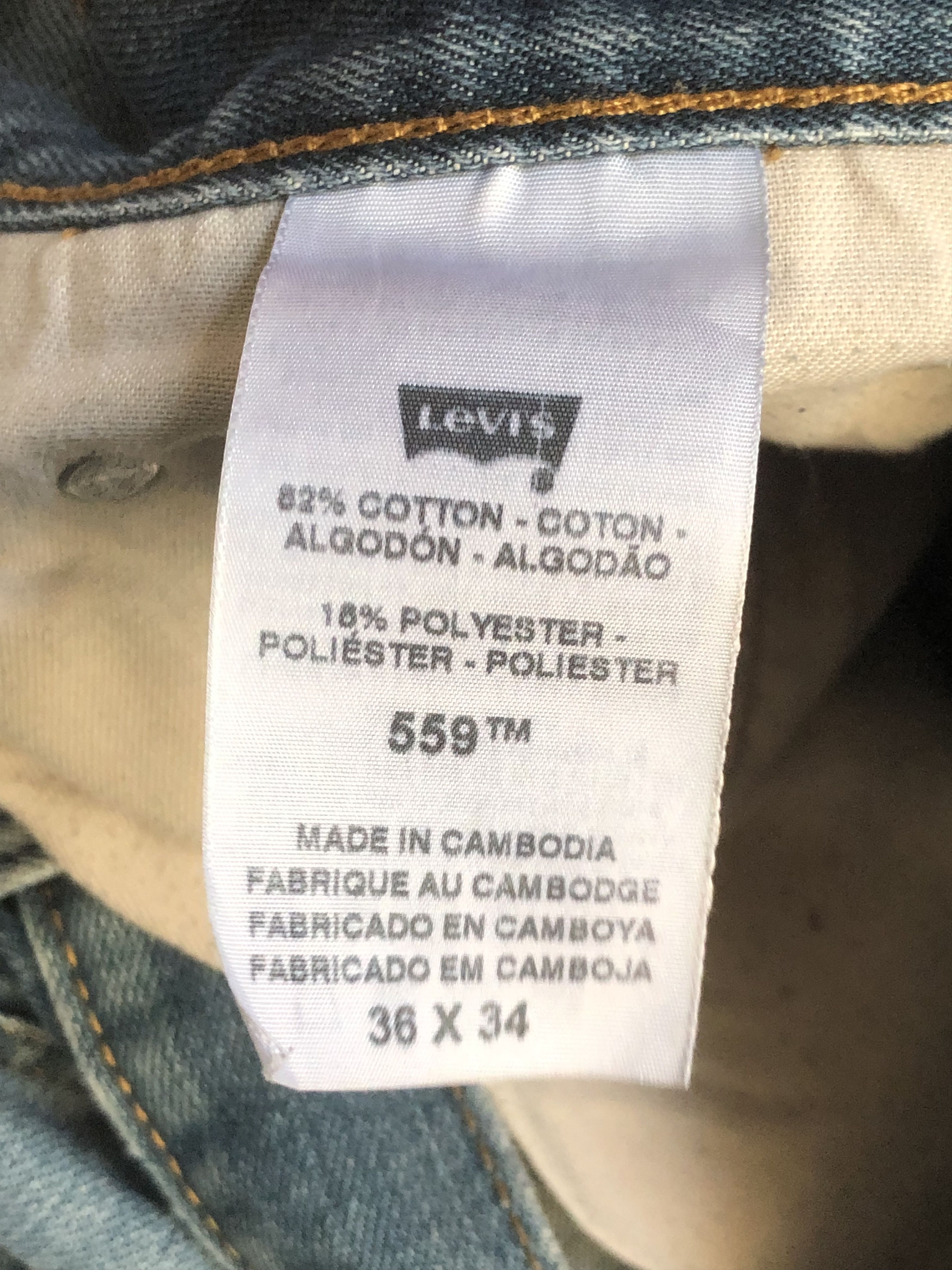 Levi's × Vintage Vintage Levi's 559 Denim Jeans L638 Size US 38 / EU 54 - 15 Thumbnail
