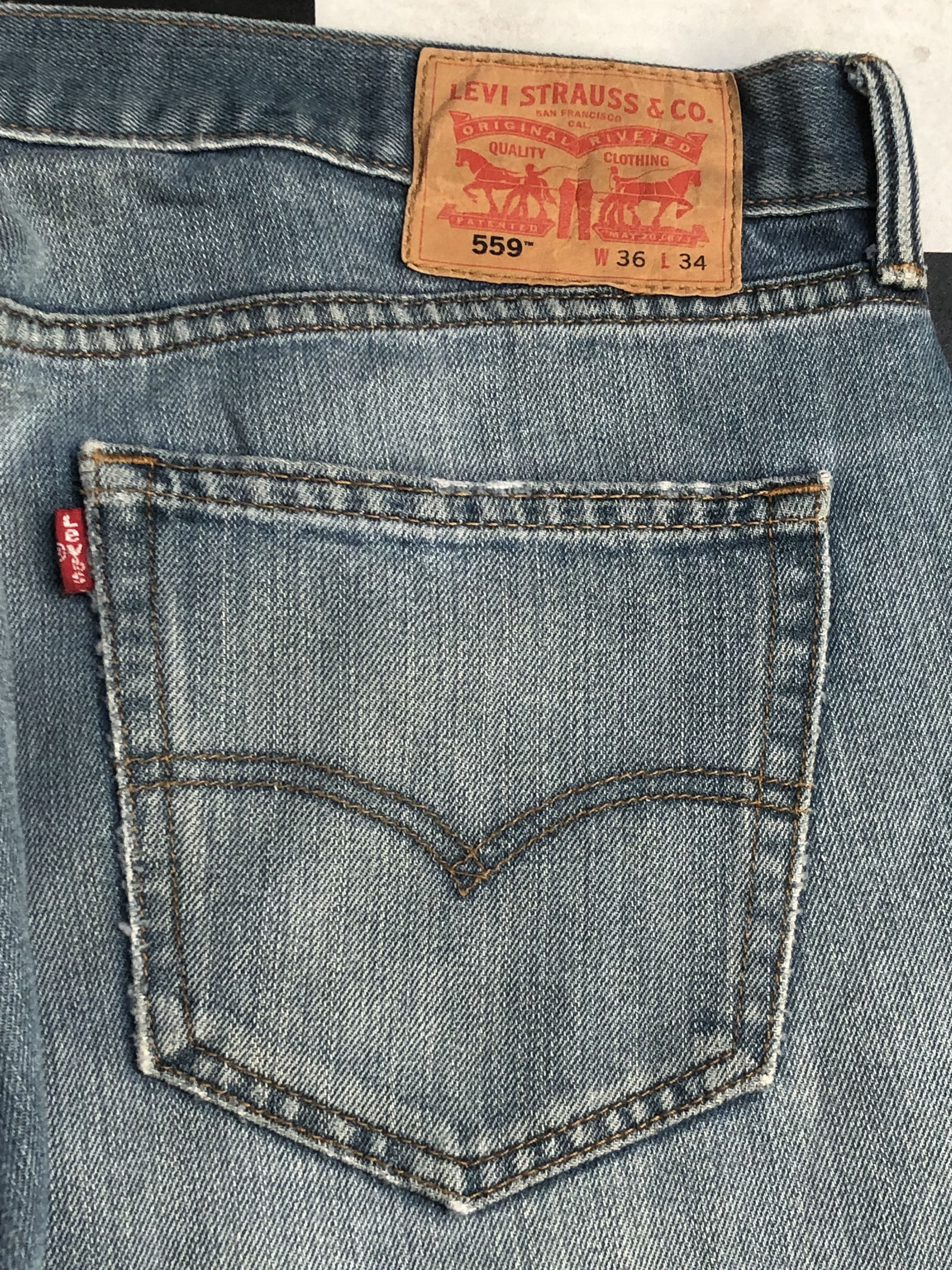 Levi's × Vintage Vintage Levi's 559 Denim Jeans L638 Size US 38 / EU 54 - 11 Thumbnail