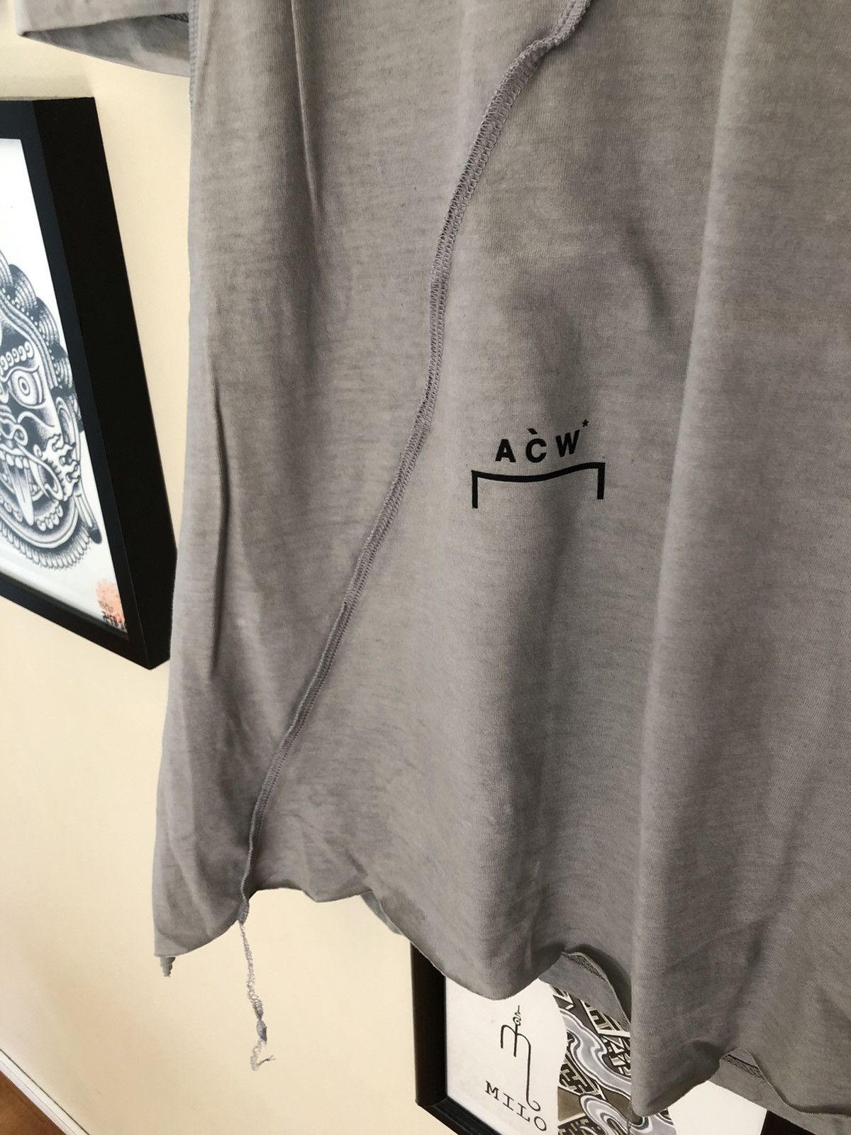 A-COLD-WALL* A Cold Wall ACW Velcro patch geometry t-shirt Size US L / EU 52-54 / 3 - 4 Thumbnail