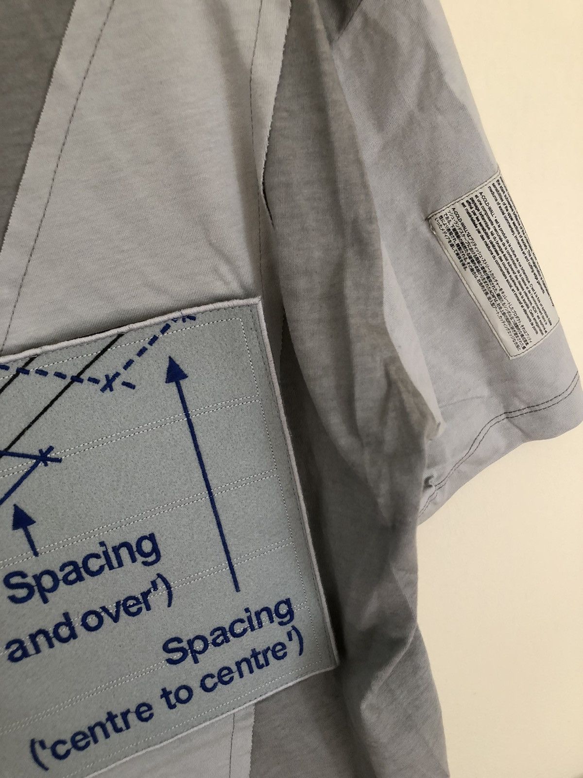 A-COLD-WALL* A Cold Wall ACW Velcro patch geometry t-shirt Size US L / EU 52-54 / 3 - 3 Thumbnail