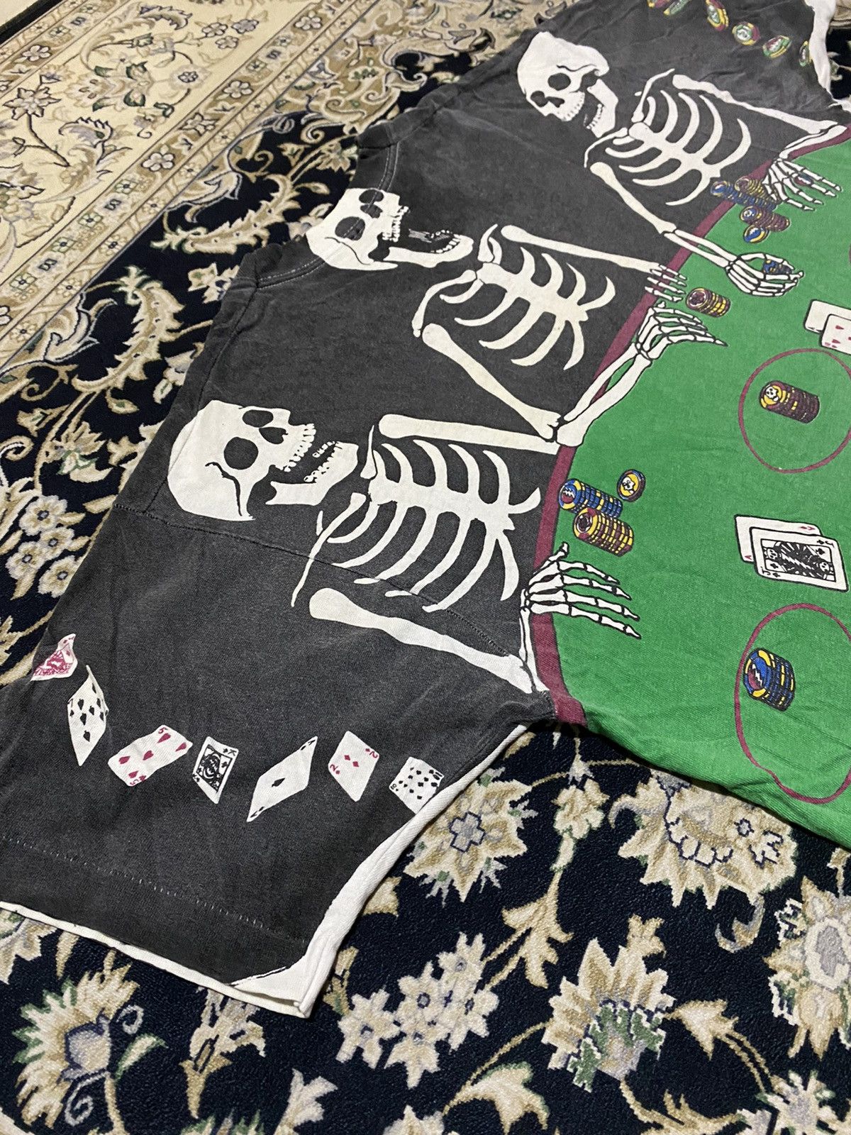 Grateful Dead × Vintage RARE! 92’ Grateful Dead Ovp Tshirt Dice Skull Playing Casino Size US L / EU 52-54 / 3 - 9 Thumbnail