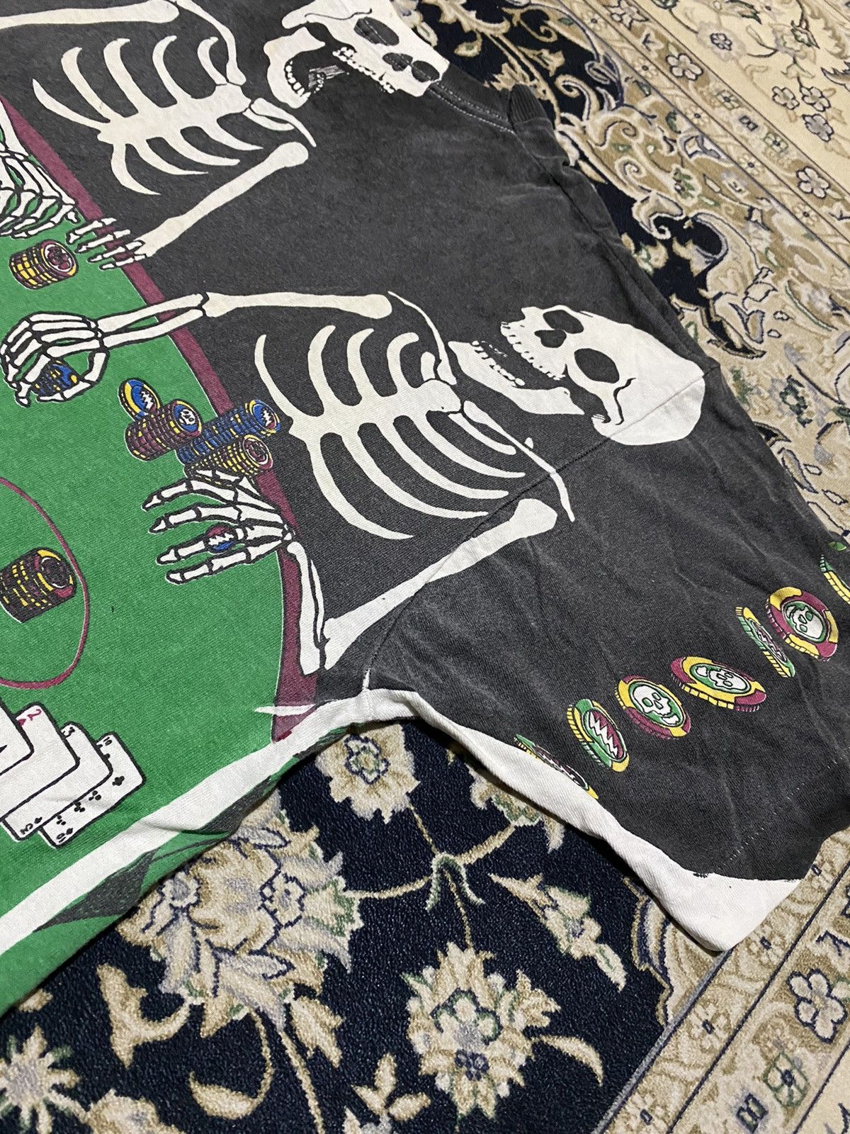 Grateful Dead × Vintage RARE! 92’ Grateful Dead Ovp Tshirt Dice Skull Playing Casino Size US L / EU 52-54 / 3 - 10 Thumbnail