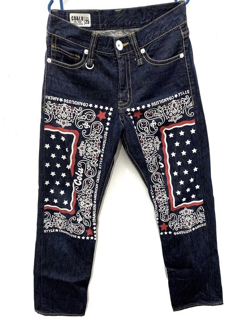Co&Lu orginal Denim Jeans Pachwork nice desogner