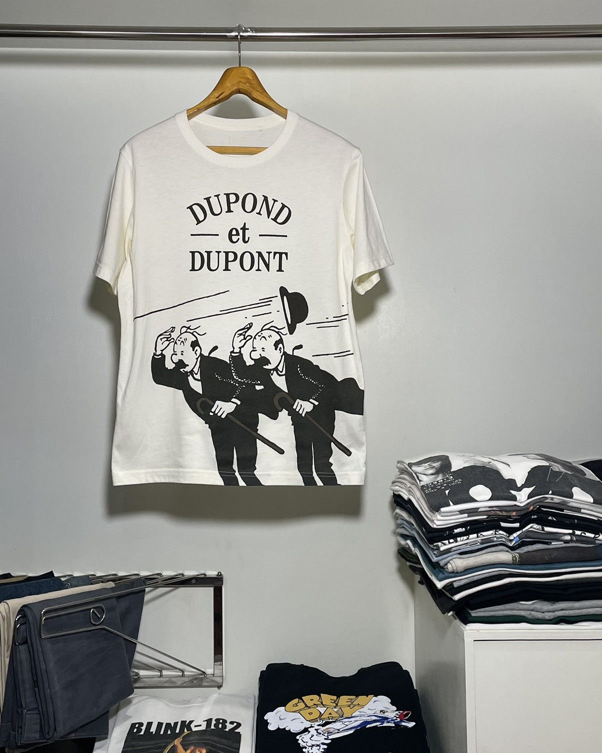 Japanese Brand THE ADVENTURES OF TINTIN DUPOND ET DUPONT UNIQLO 2015 SHIRT Size US L / EU 52-54 / 3 - 1 Thumbnail