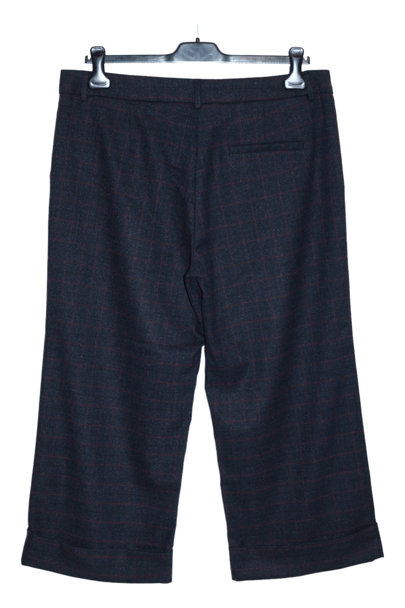 Cop Copine COP.COPINE Cropp Dress Pants Pinstripe Flat Front Wide Leg Size 30" / US 8 / IT 44 - 3 Thumbnail