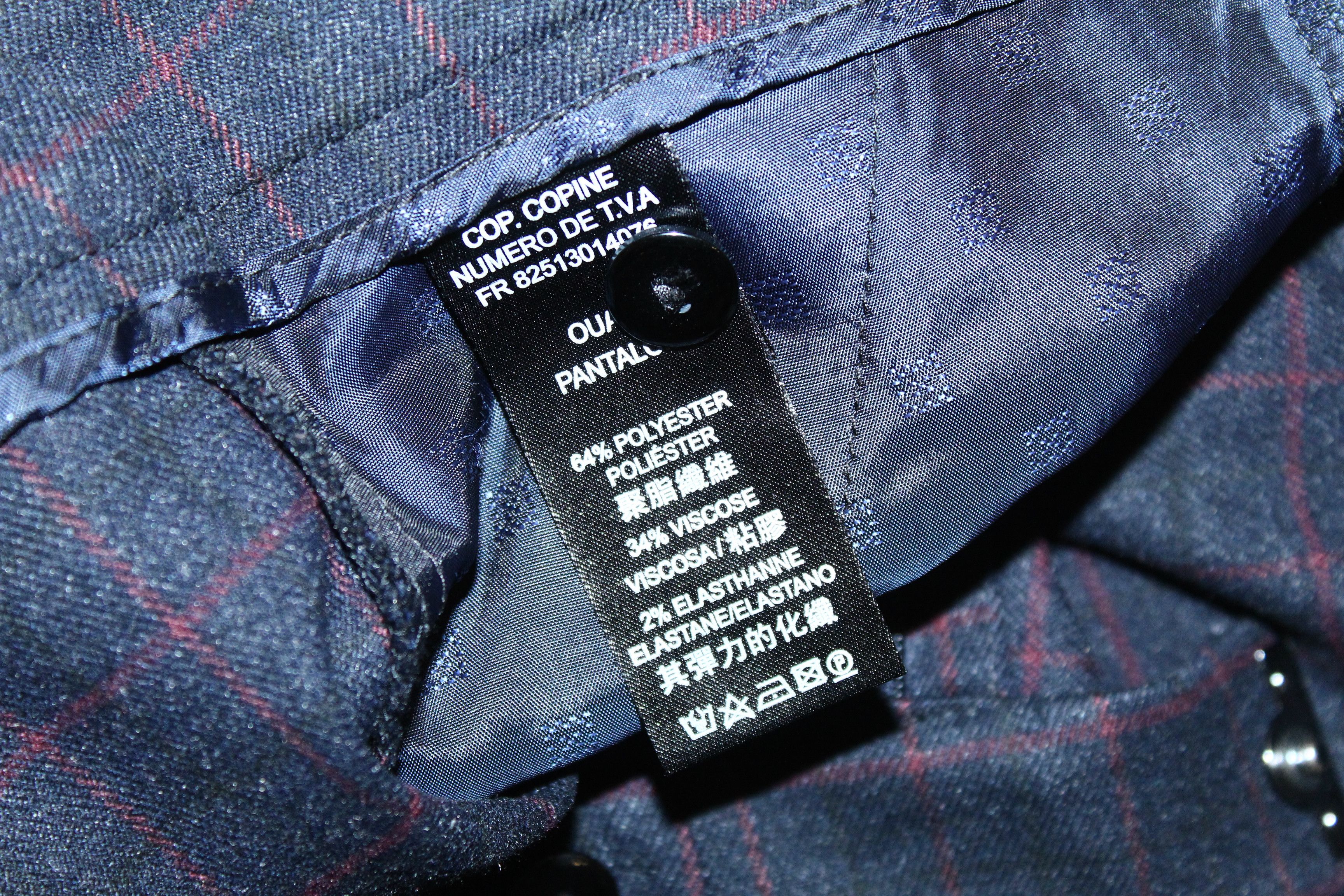 Cop Copine COP.COPINE Cropp Dress Pants Pinstripe Flat Front Wide Leg Size 30" / US 8 / IT 44 - 7 Thumbnail