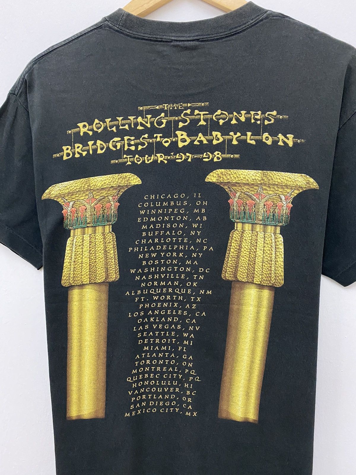 Band Tees Vintage 1997 Rolling Stones Tshirt Promotour Size US L / EU 52-54 / 3 - 8 Thumbnail