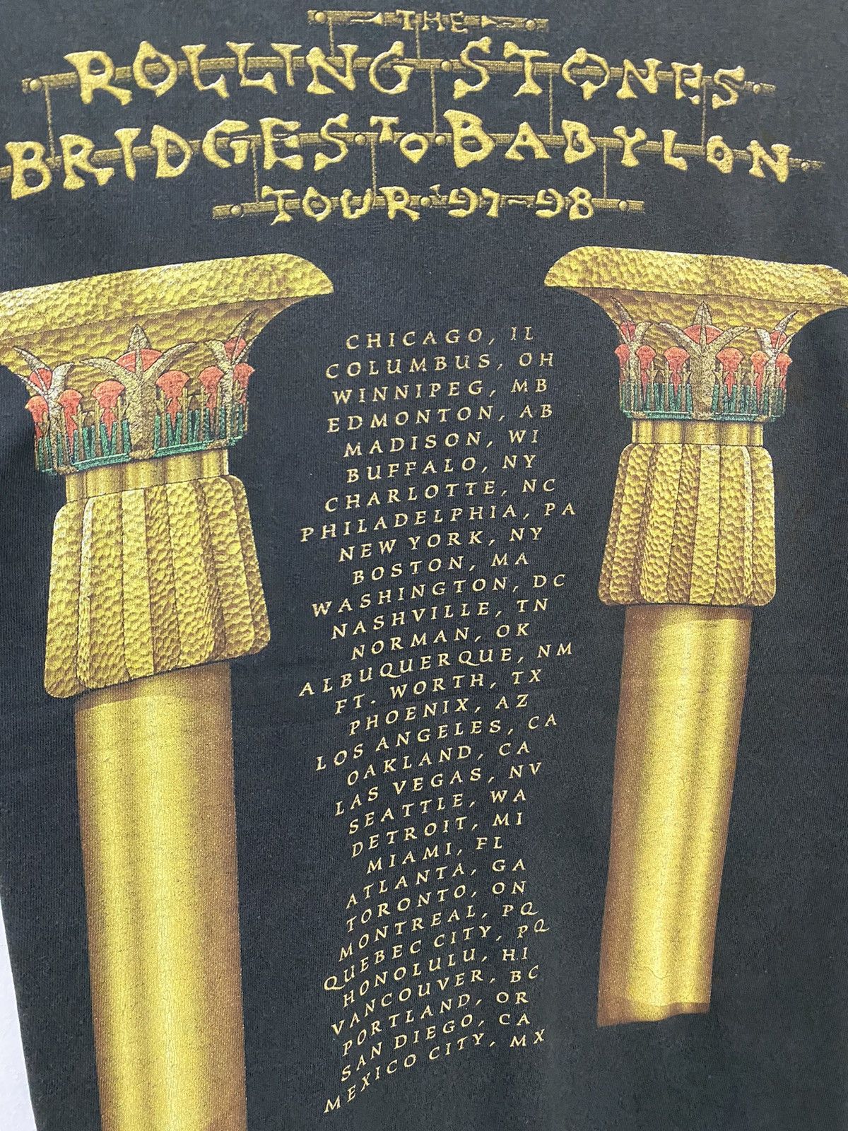 Band Tees Vintage 1997 Rolling Stones Tshirt Promotour Size US L / EU 52-54 / 3 - 9 Thumbnail
