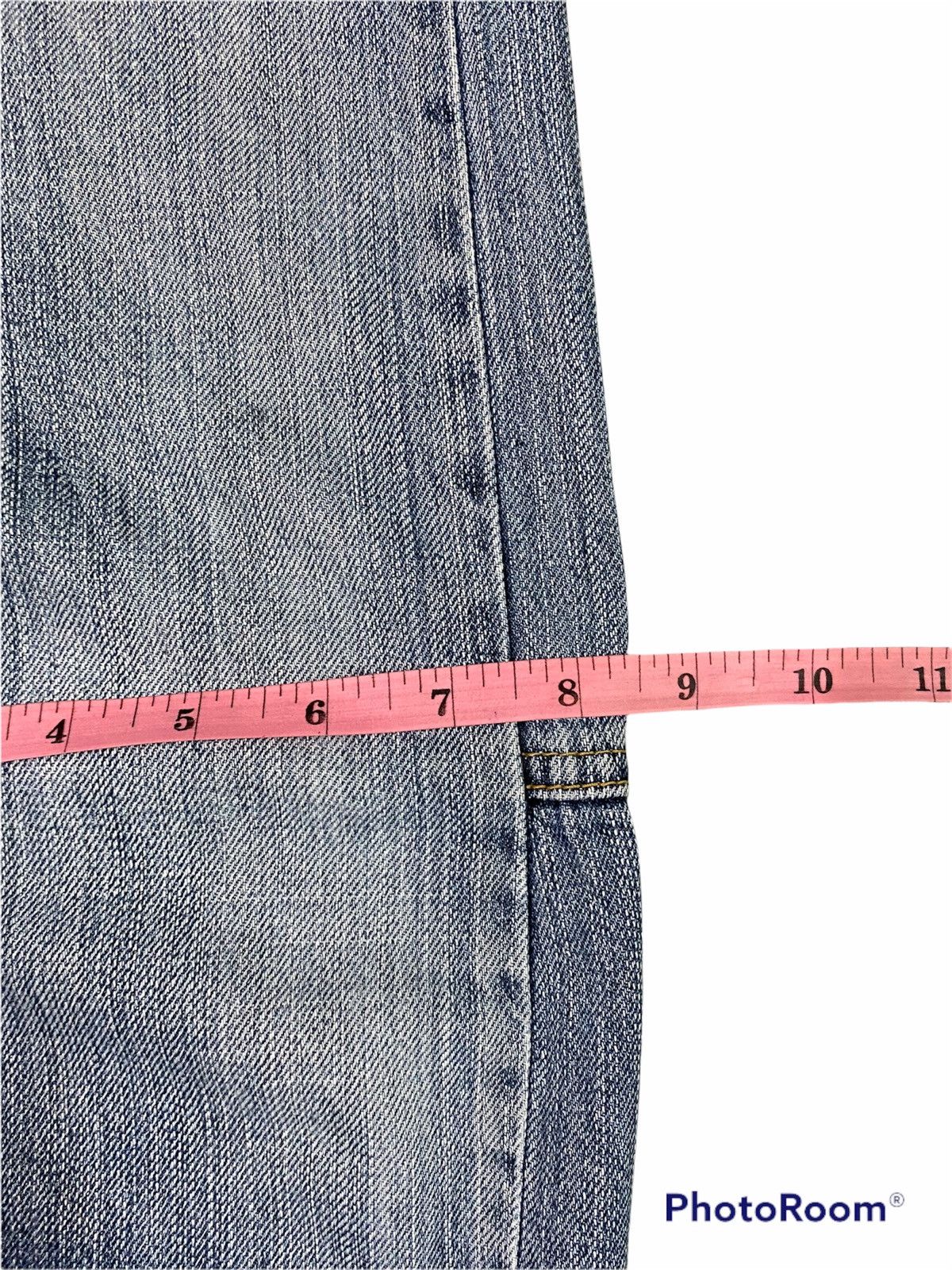 Designer Double Focus Japanese Brand Double Waist Jeans Size US 28 / EU 44 - 14 Thumbnail
