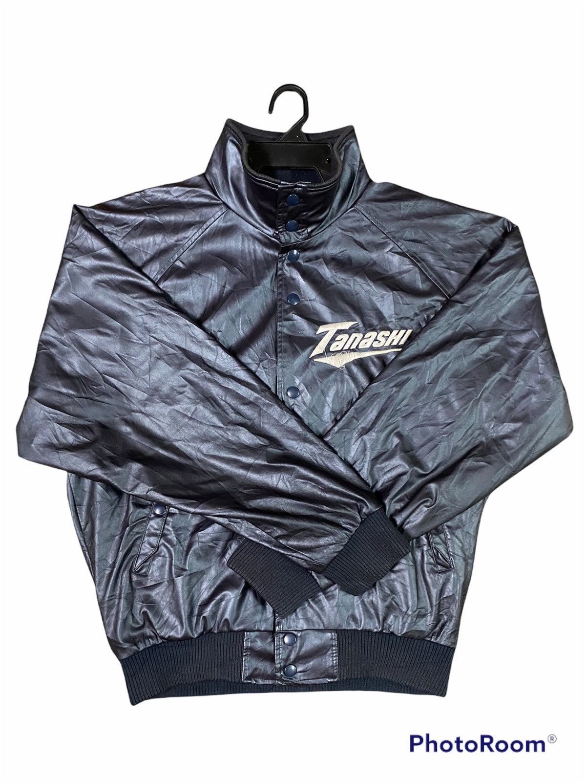 Japanese Brand Vintage Mizuno Black Tanashi Bomber Jacket Size US L / EU 52-54 / 3 - 1 Thumbnail
