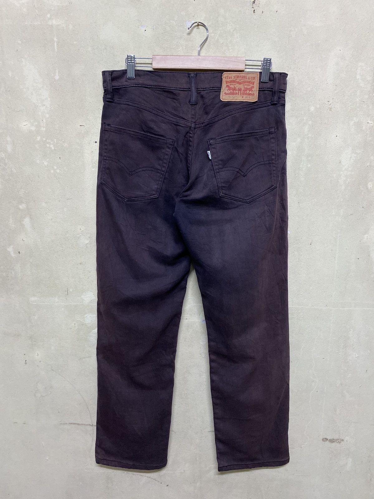 Levi's Levis 502 Carpenter Pants 32x28 Red White Tab Straight Fit Size US 32 / EU 48 - 5 Thumbnail