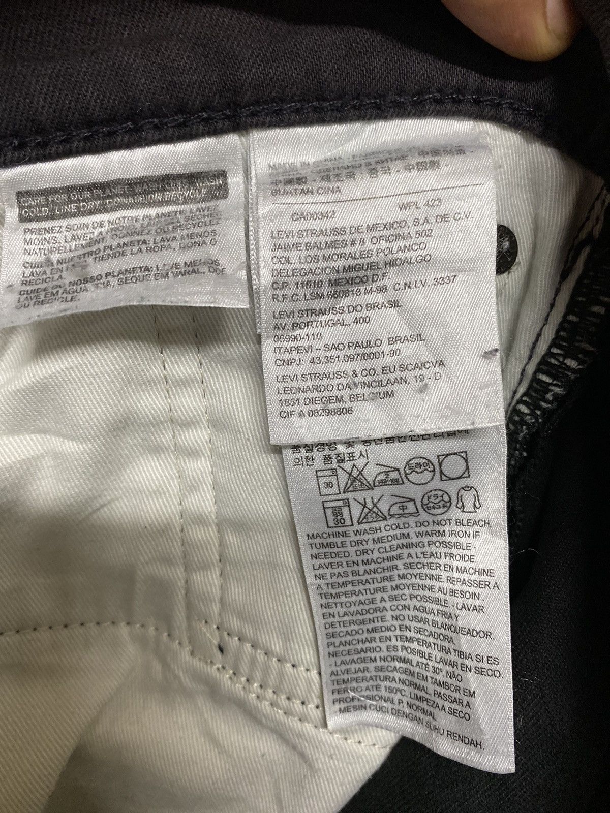 Levi's Levis 502 Carpenter Pants 32x28 Red White Tab Straight Fit Size US 32 / EU 48 - 9 Thumbnail