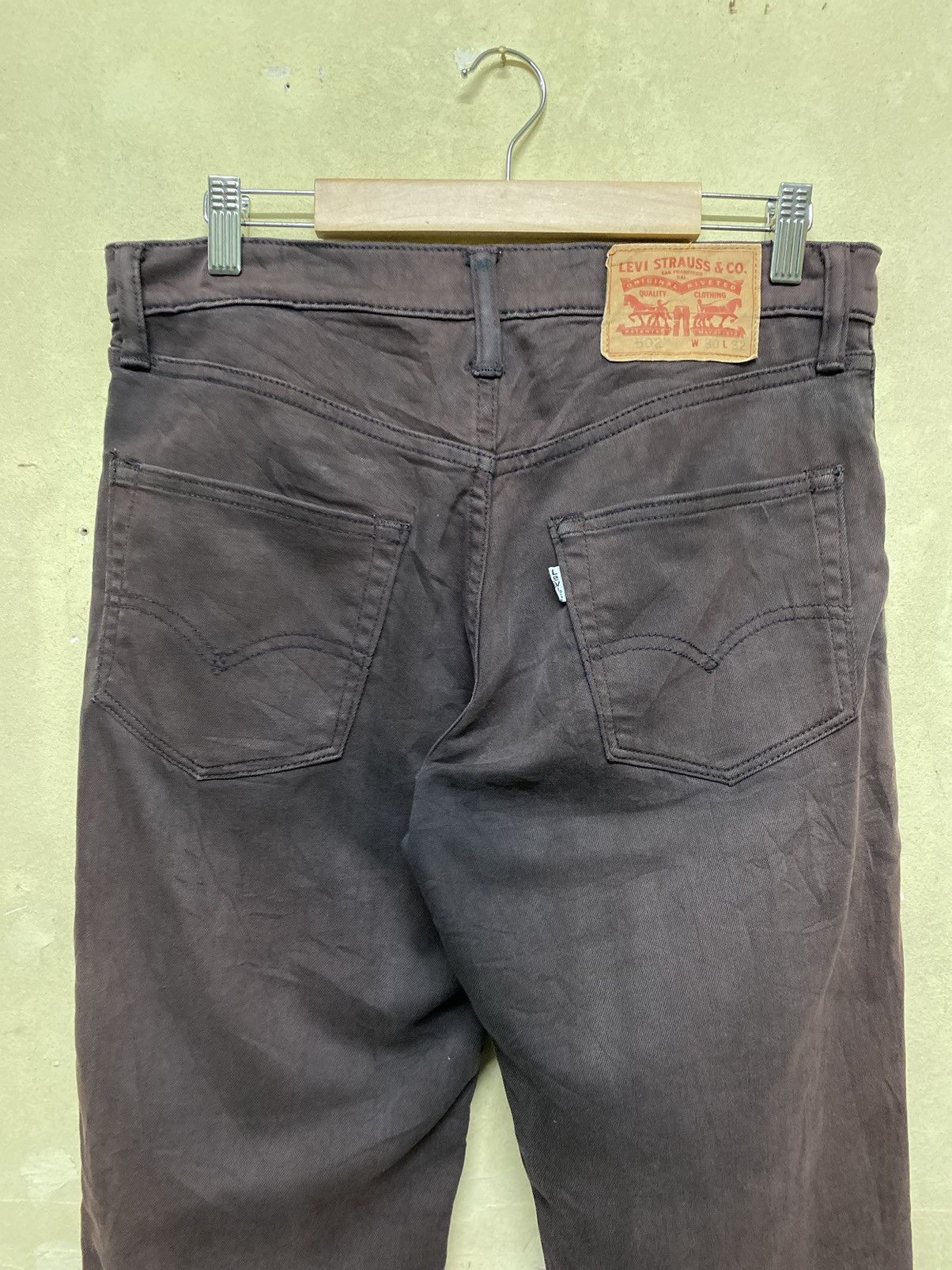 Levi's Levis 502 Carpenter Pants 32x28 Red White Tab Straight Fit Size US 32 / EU 48 - 6 Thumbnail