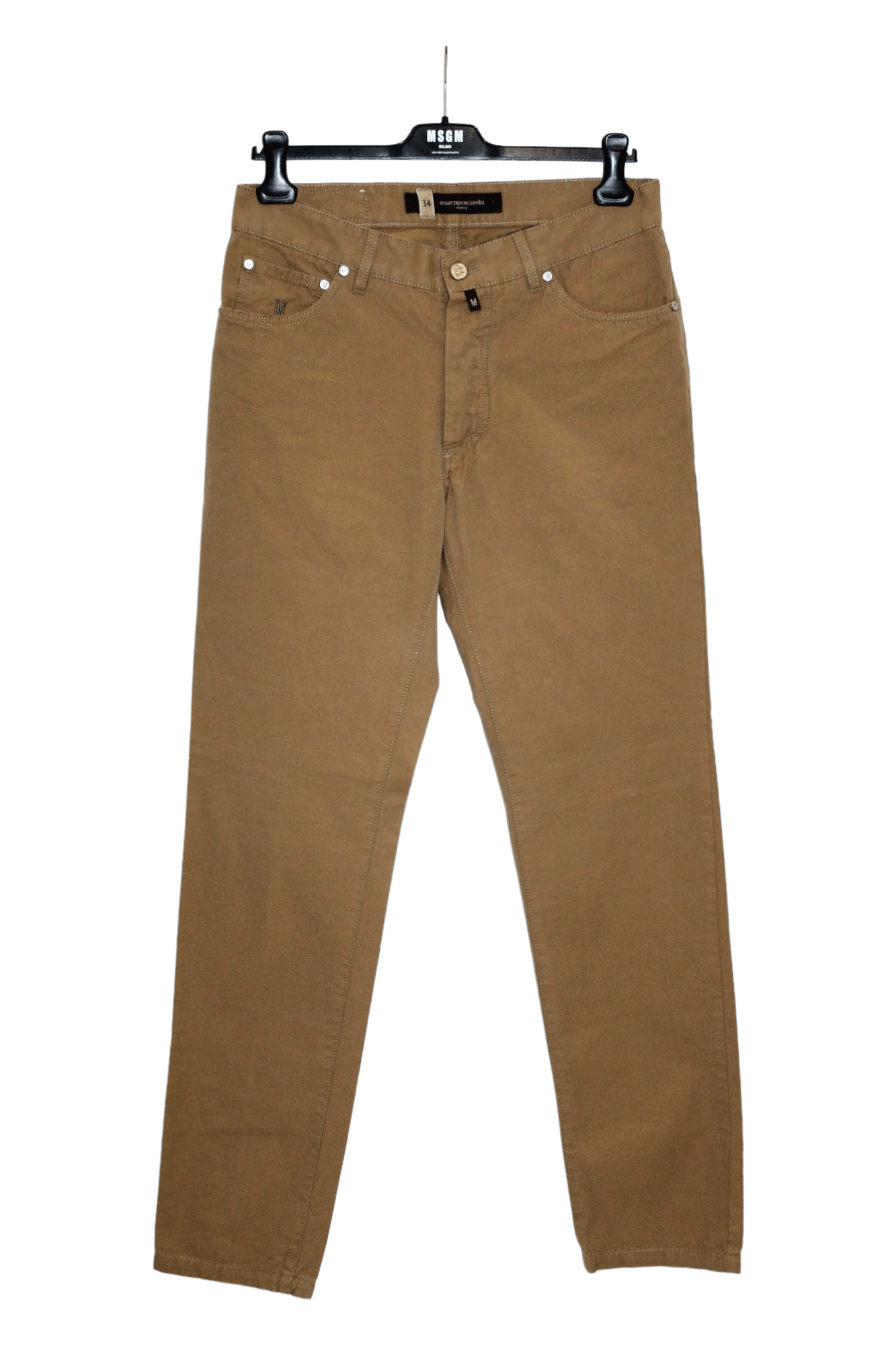 Marco Pescarolo Marco Pescarolo NWT Casual Chino Pants / 5 Pocket Jean Cut Size US 34 / EU 50 - 1 Thumbnail