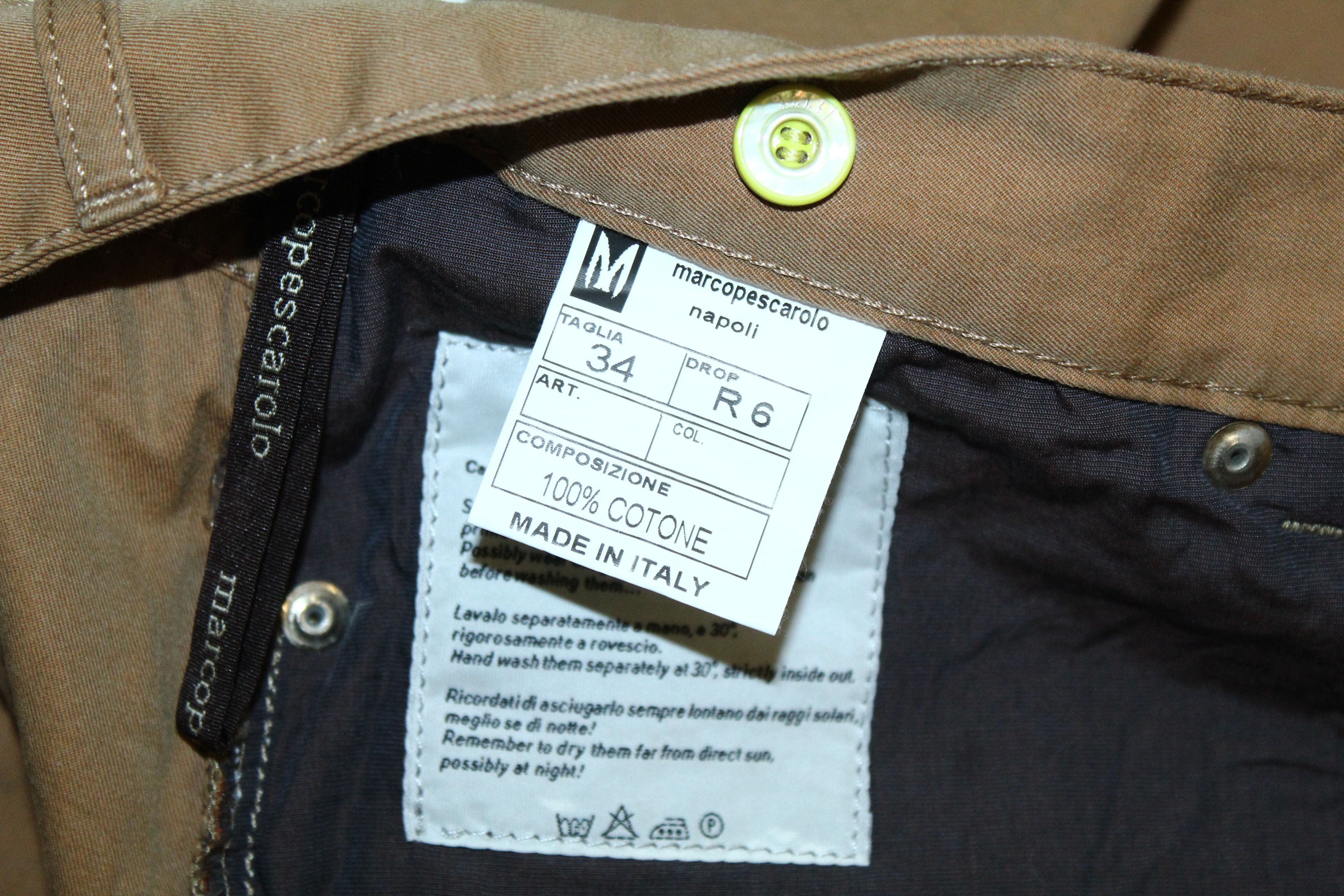 Marco Pescarolo Marco Pescarolo NWT Casual Chino Pants / 5 Pocket Jean Cut Size US 34 / EU 50 - 8 Thumbnail