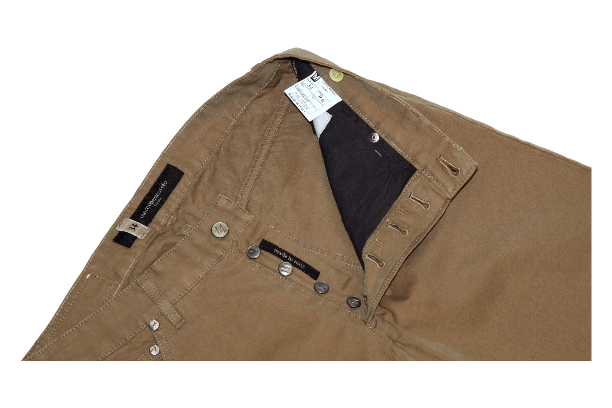 Marco Pescarolo Marco Pescarolo NWT Casual Chino Pants / 5 Pocket Jean Cut Size US 34 / EU 50 - 2 Thumbnail