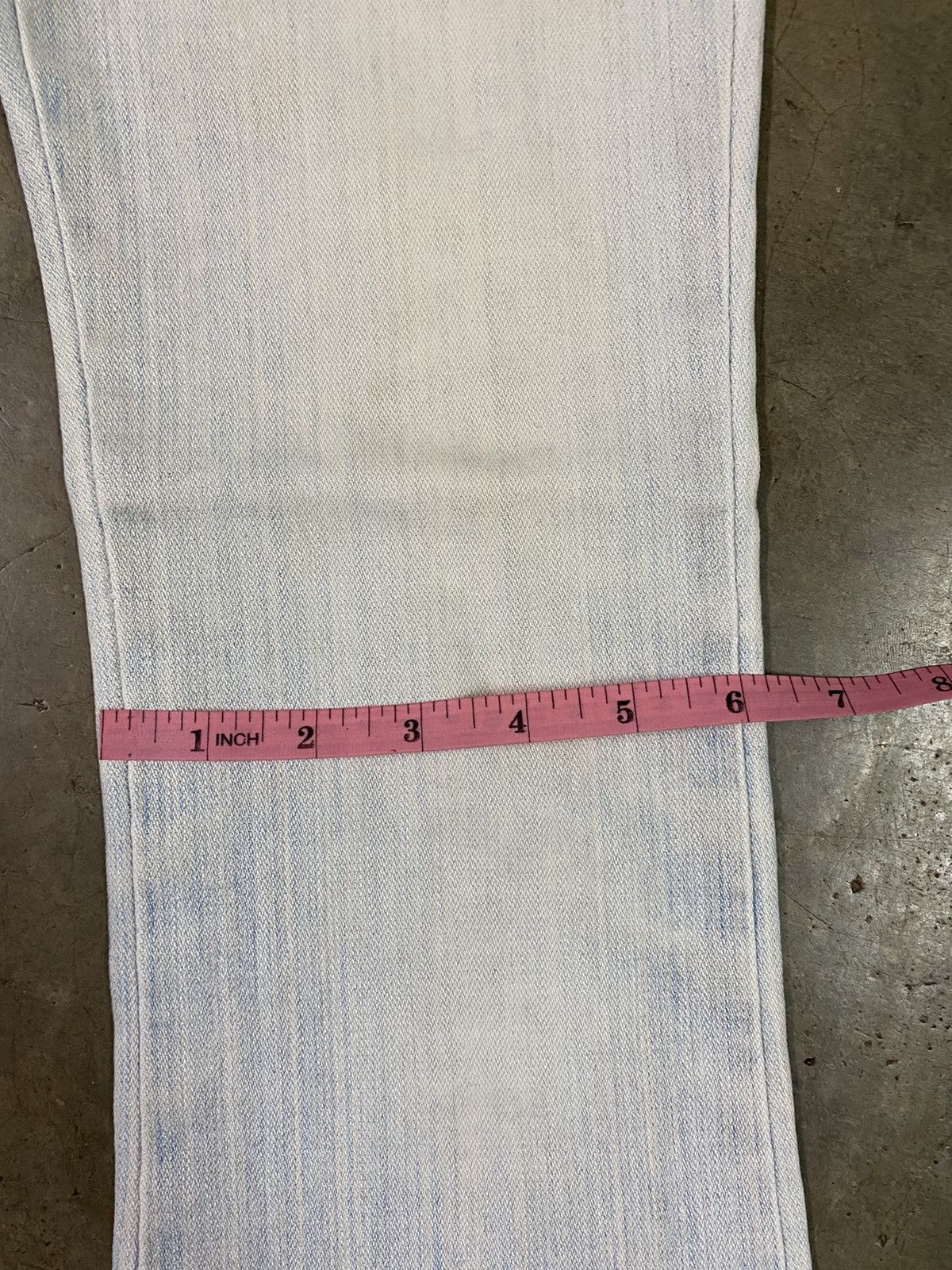 Edwin Edwin Something Jeans Bootcut Distressed Jeans Size 27" / US 4 / IT 40 - 14 Thumbnail