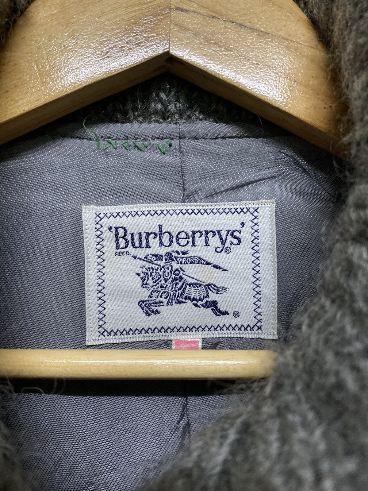 Burberry Vintage Burberry Knitted Wool Jacket Size US M / EU 48-50 / 2 - 5 Thumbnail