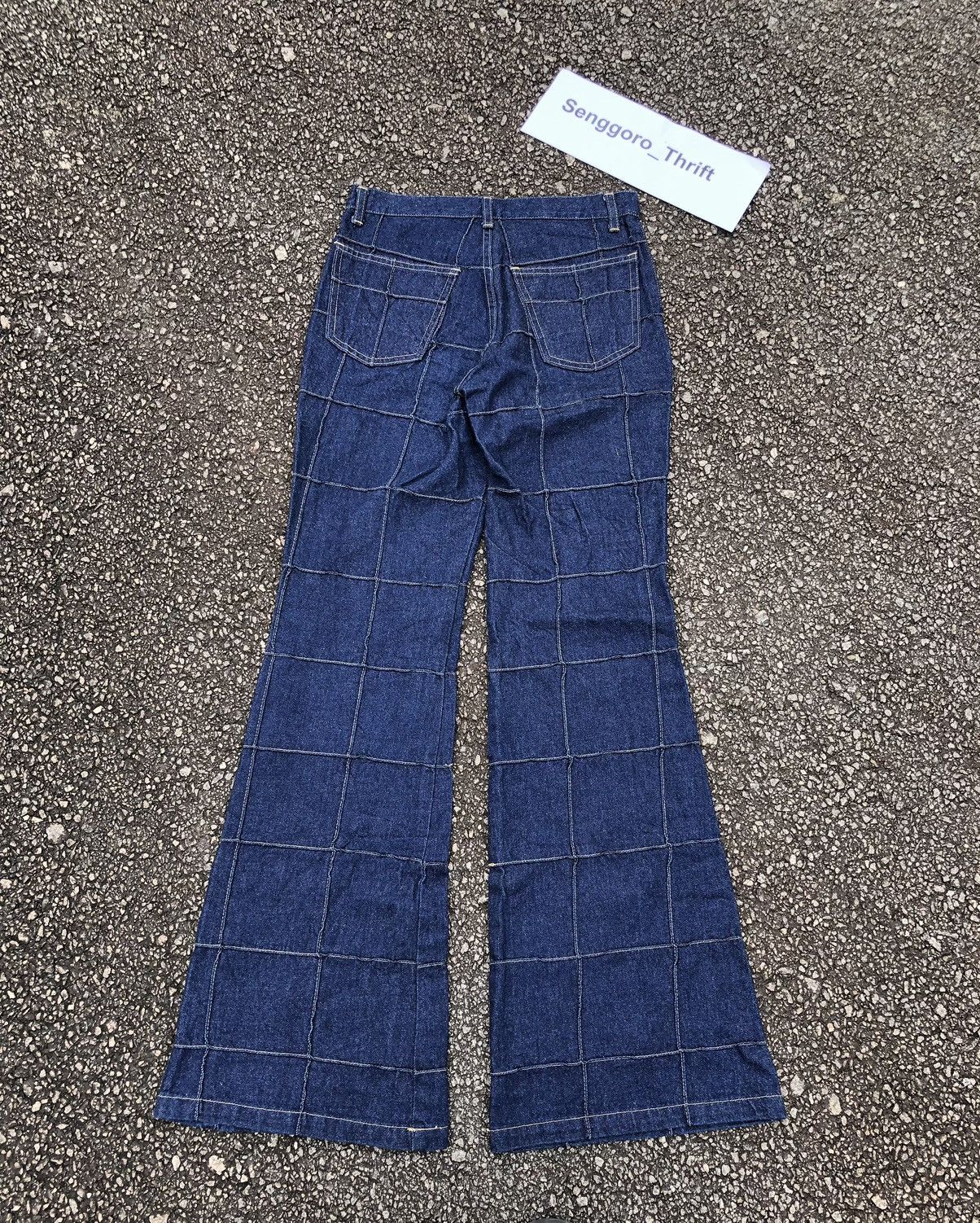 Designer Rare Custom Patchwork Jeans x Japanese Brand Size 28" / US 6 / IT 42 - 5 Thumbnail
