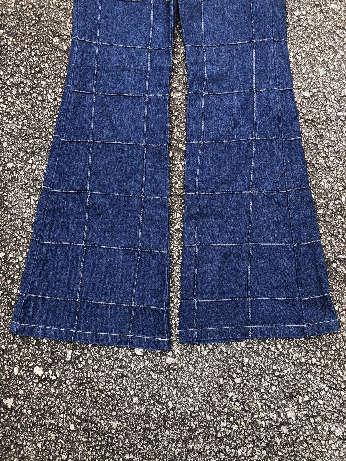 Designer Rare Custom Patchwork Jeans x Japanese Brand Size 28" / US 6 / IT 42 - 4 Thumbnail