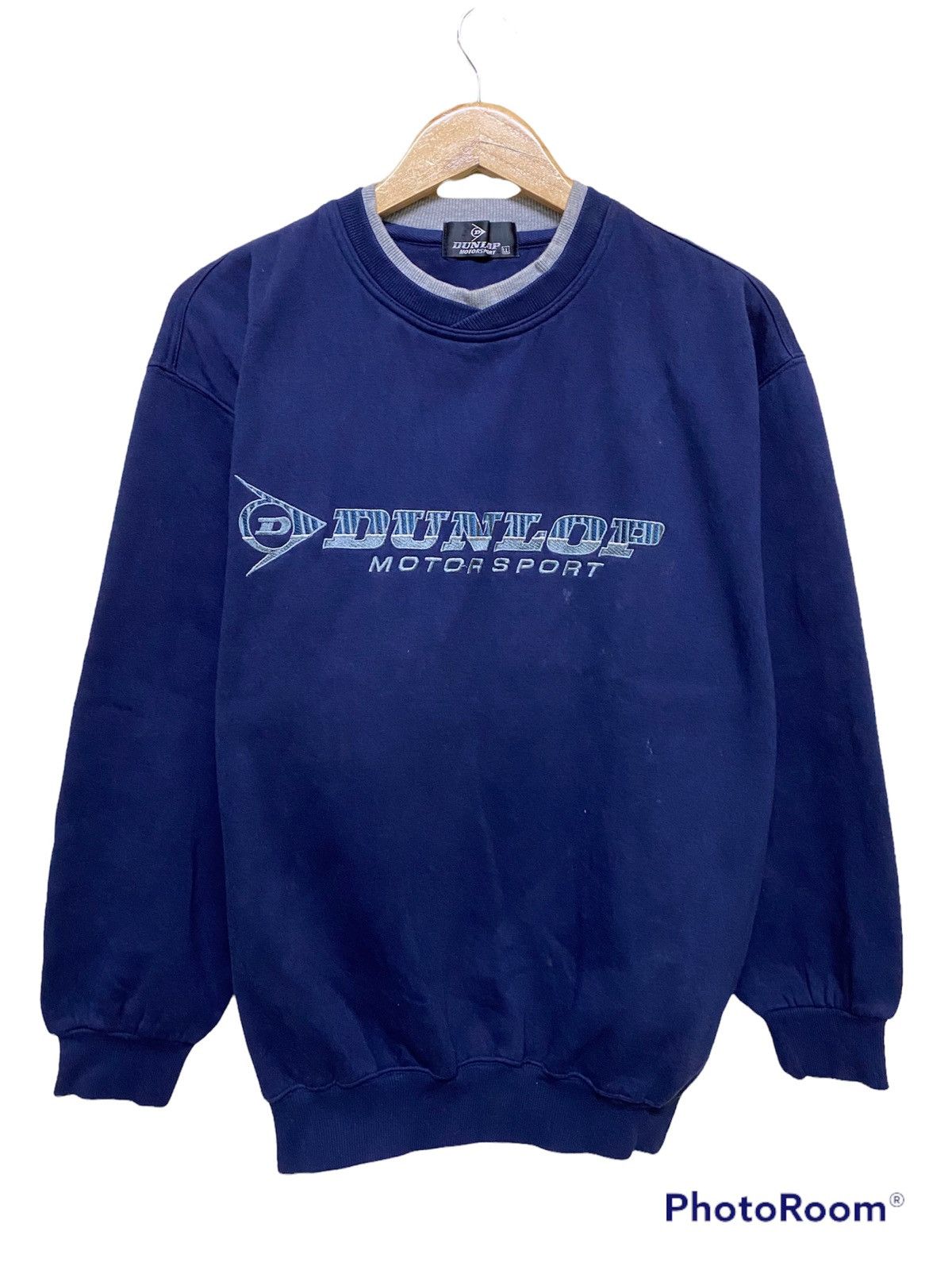 Dunlop Vintage Dunlop Motorsport Embroidery Logo Sweatshirt Size US XL / EU 56 / 4 - 1 Thumbnail