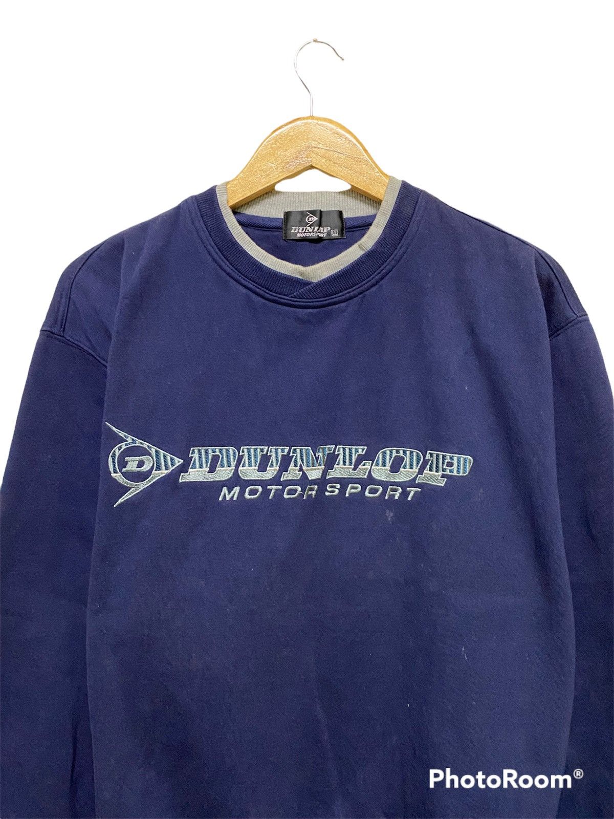 Dunlop Vintage Dunlop Motorsport Embroidery Logo Sweatshirt Size US XL / EU 56 / 4 - 2 Thumbnail